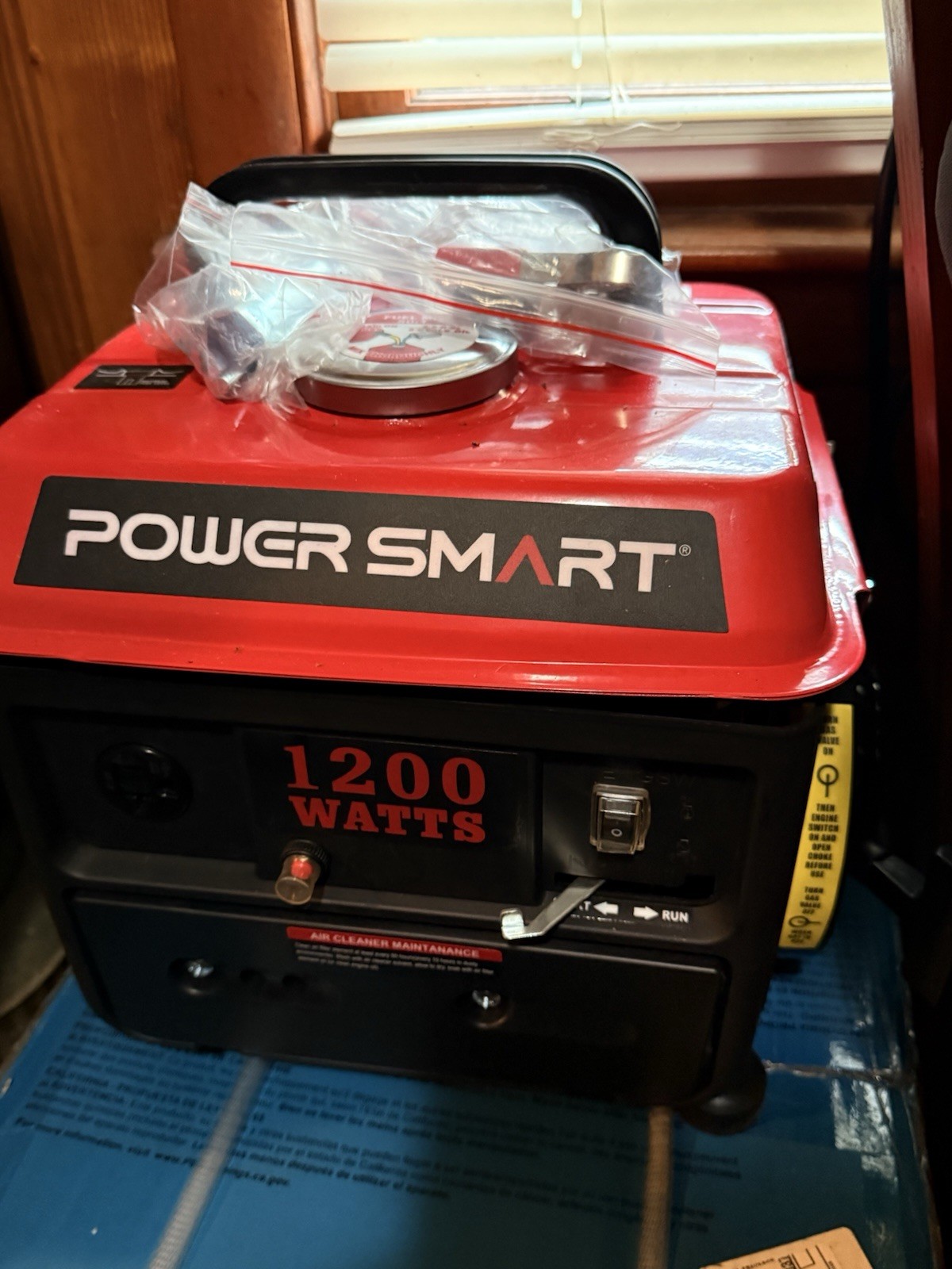 PowerSmart 1,200-W 2-Stroke Portable Gas Powered Generator, Ultra-light Home RV