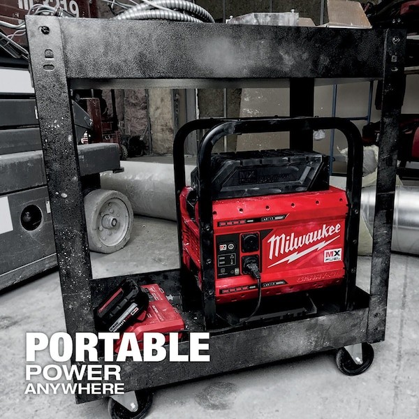 Milwaukee Tool Mxf002-2Xc Portable And Inverter Generator, 1, 800 W Rated, 3,