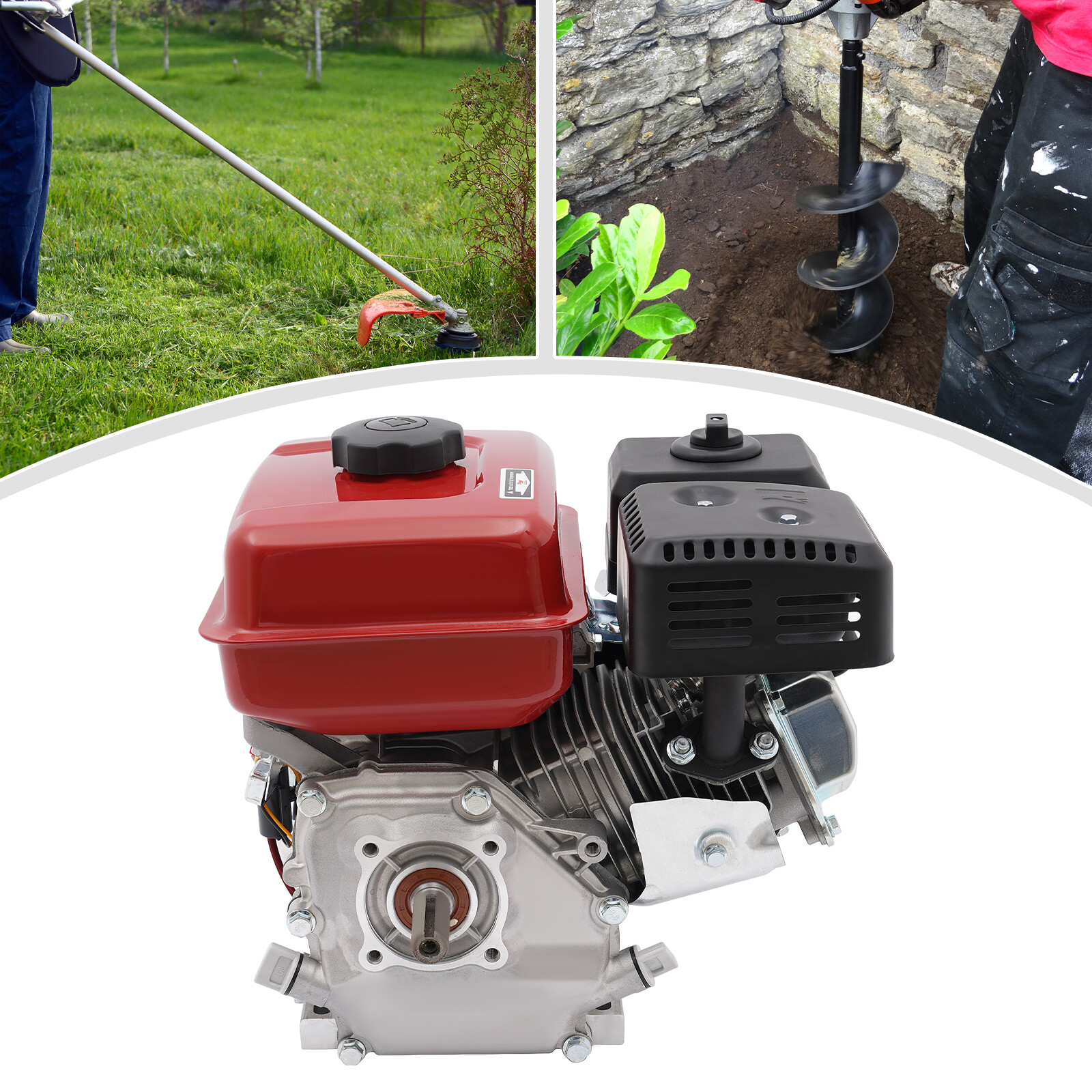 7.5 HP Motor 4 Stroke Gas Powered Portable Engine Gasoline 3000W