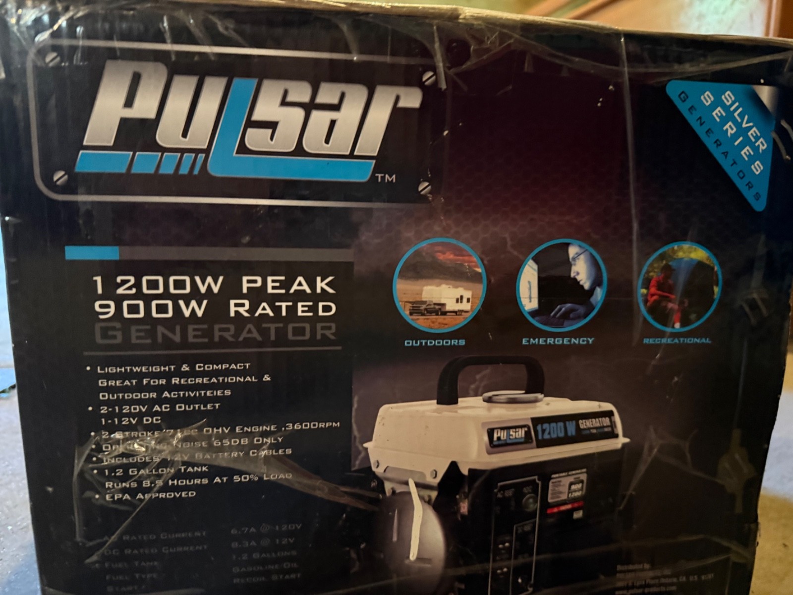 Pulsar PG1202SA 1200W Power Generator