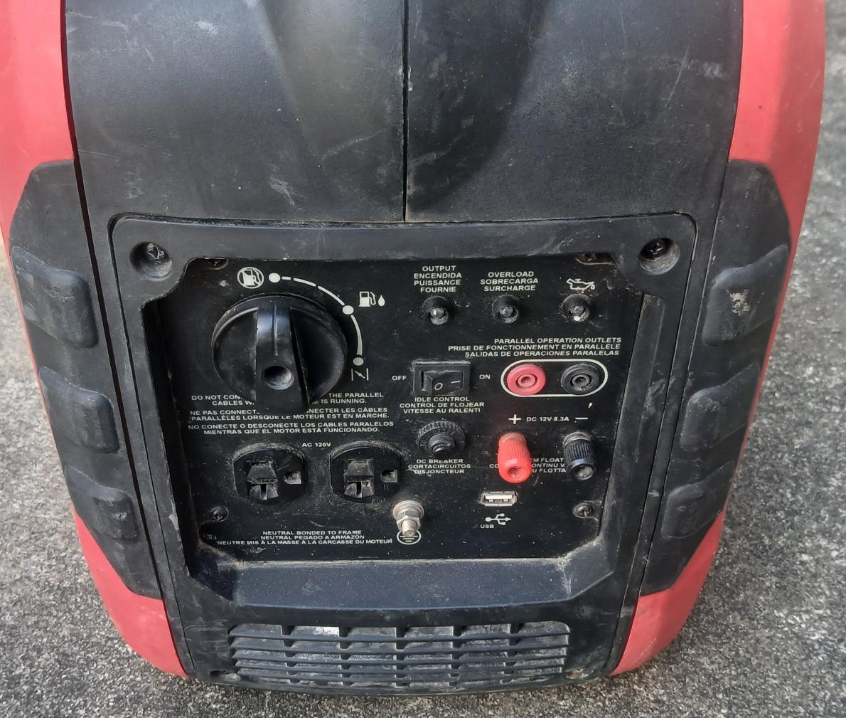 MI-T-M CORPORATION 2000 WATT GENERATOR, GEN-2000-IMM0, 120V, 1.1 GAL (TDY027852)