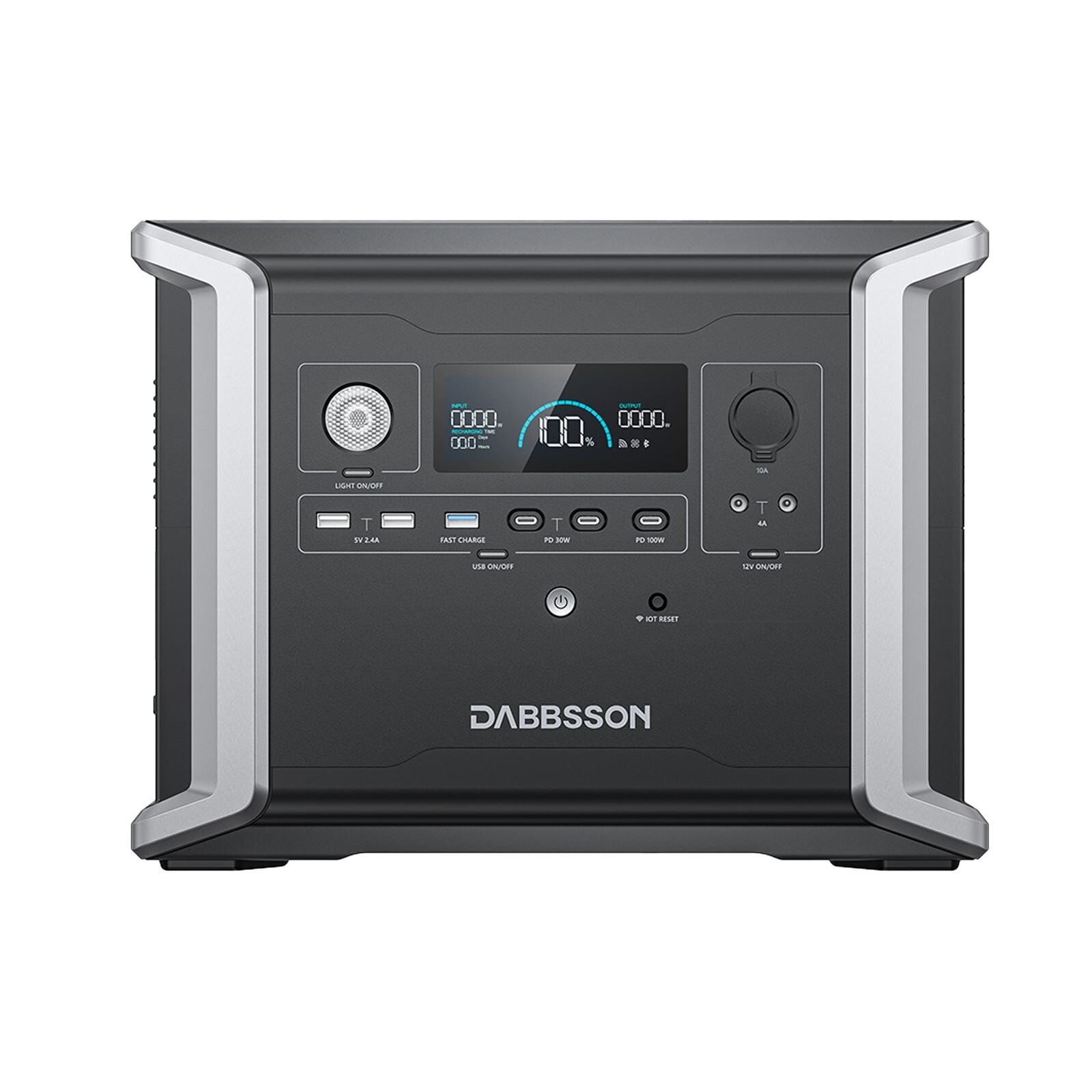 Dabbsson 1330Wh 1200W Portable Power Station LiFePO4 Battery for Camping Home