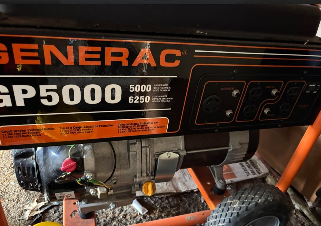 Generac GP5000 portable generator – Preowned NEVER USED