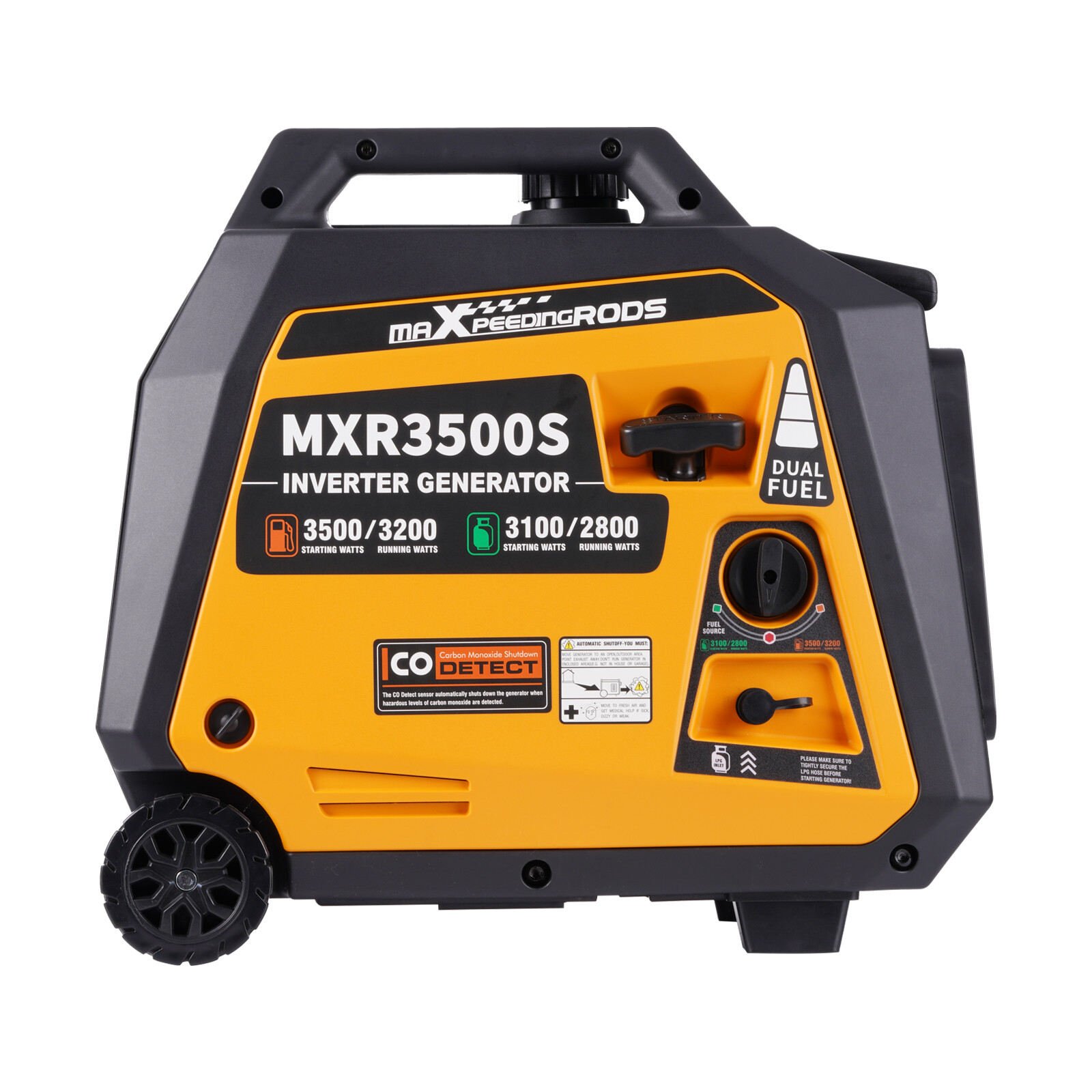 Gas LPG Powered Portable Generator 3200 Watt Electric Start Home Back up RV