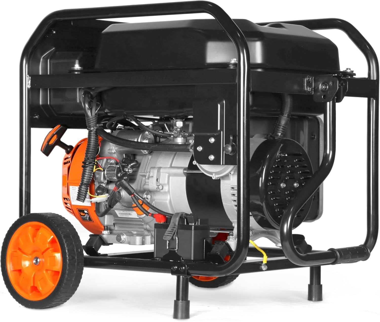 WEN DF8000X 8000W 120V/240V Dual Fuel Portable Generator, Electric Start, 340cc
