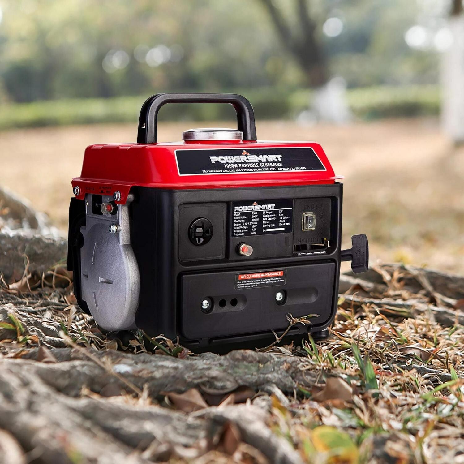 Portable Gas Generator RV Camping Power Electric Small Quiet Gasoline Powered