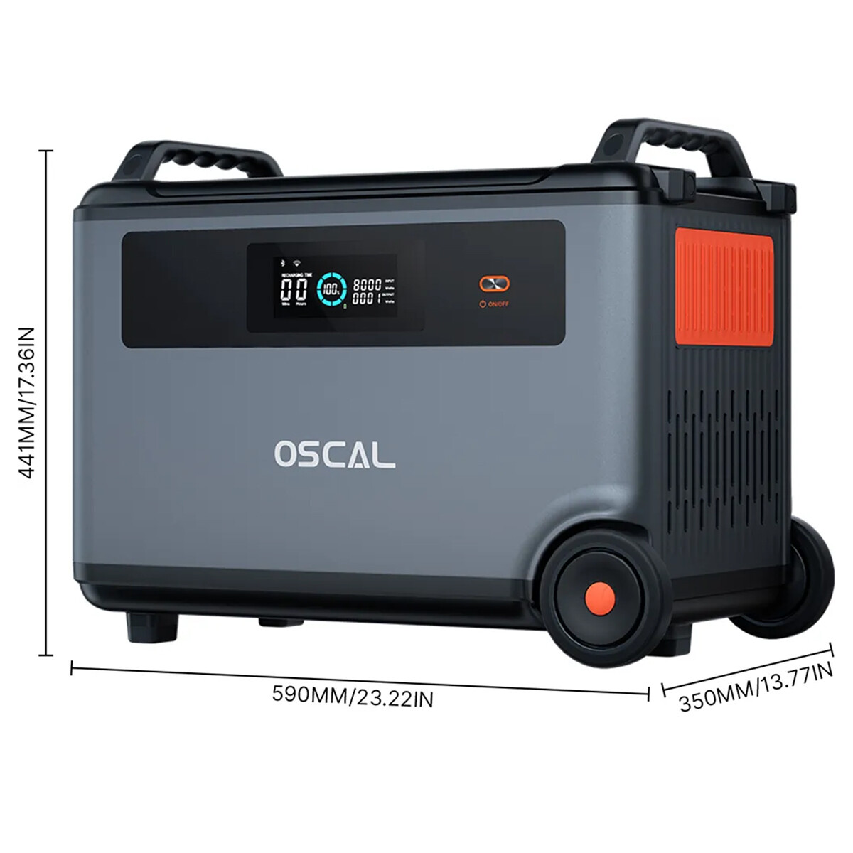 Blackview OSCAL PowerMax 6000W Portable Power Station 3600Wh LFP + Extra Battery