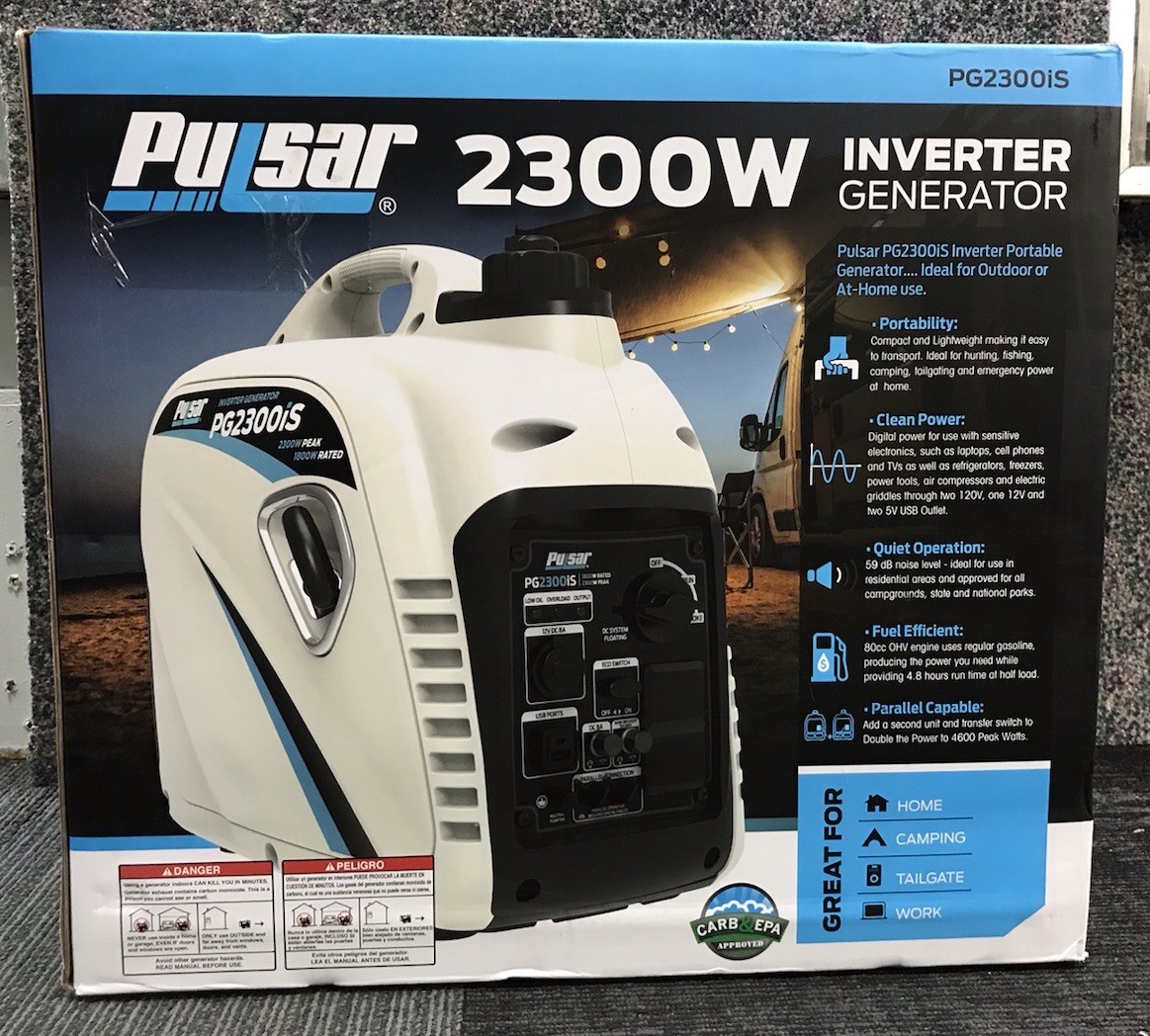 Pulsar PG2300IS Products 2300-Watt Gasoline Portable Generator with Ducar Engine