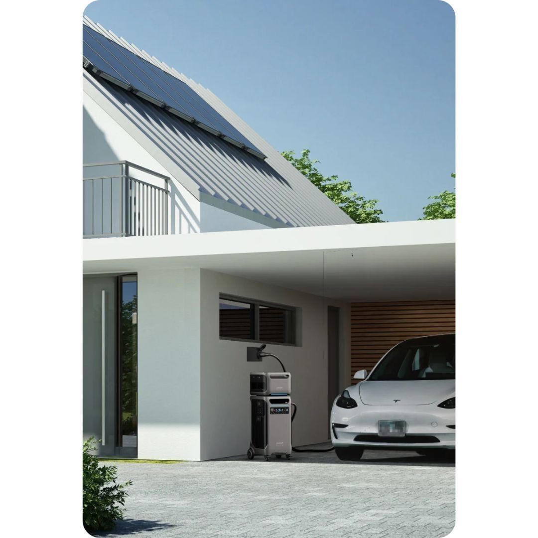 Anker SOLIX F3800 7680Wh 6000W Portable Power Station with Expansion Battery