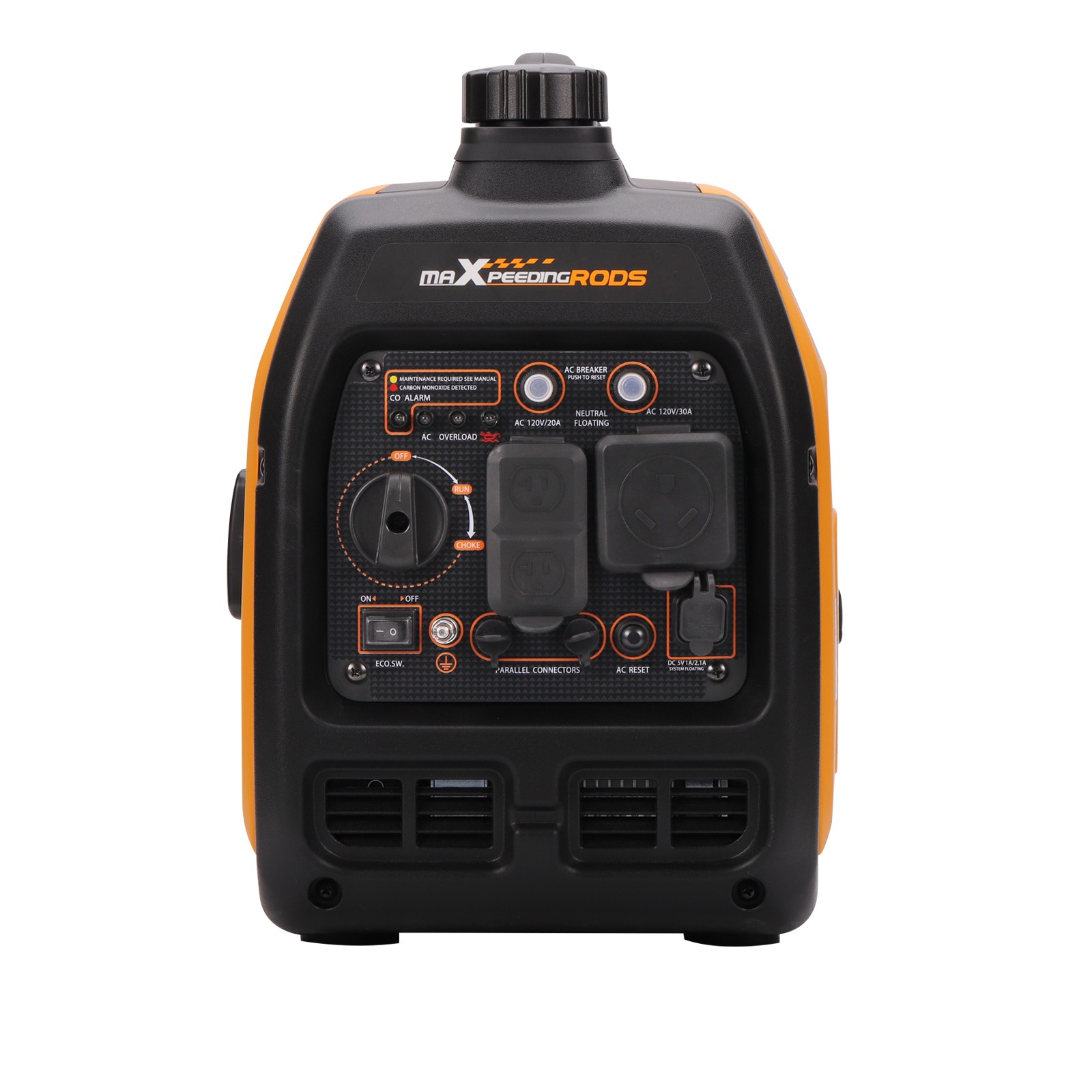 Super Quiet 3500 Watt Portable Inverter Generator with CO Shut Down, ECO Mode