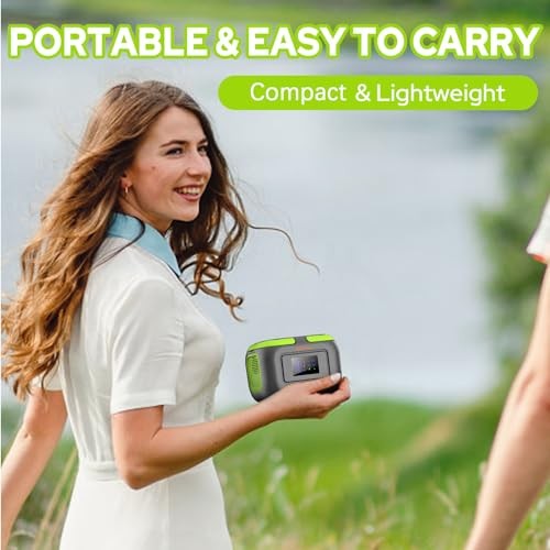Portable Power Station 120W, 97.6Wh Backup Battery Solar Power Bank Green