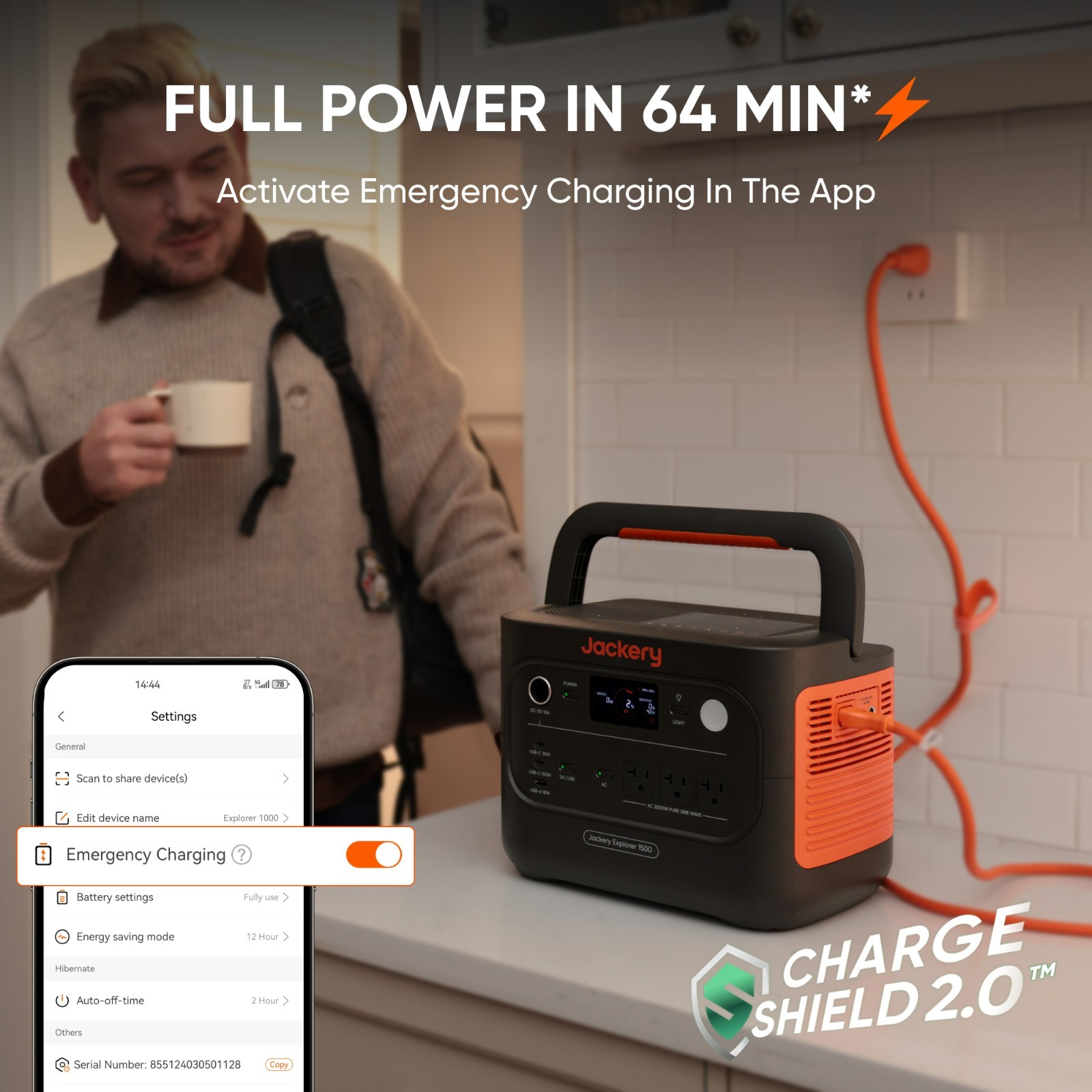 99% Excellent Refurbished Jackery Explorer 1500v2 Portable Power Station 1534Wh