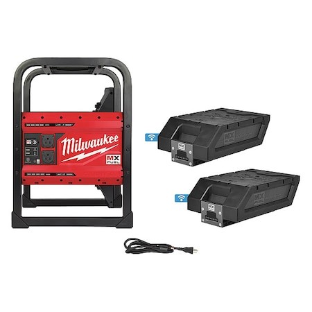 Milwaukee Tool Mxf002-2Xc Portable And Inverter Generator, 1, 800 W Rated, 3,