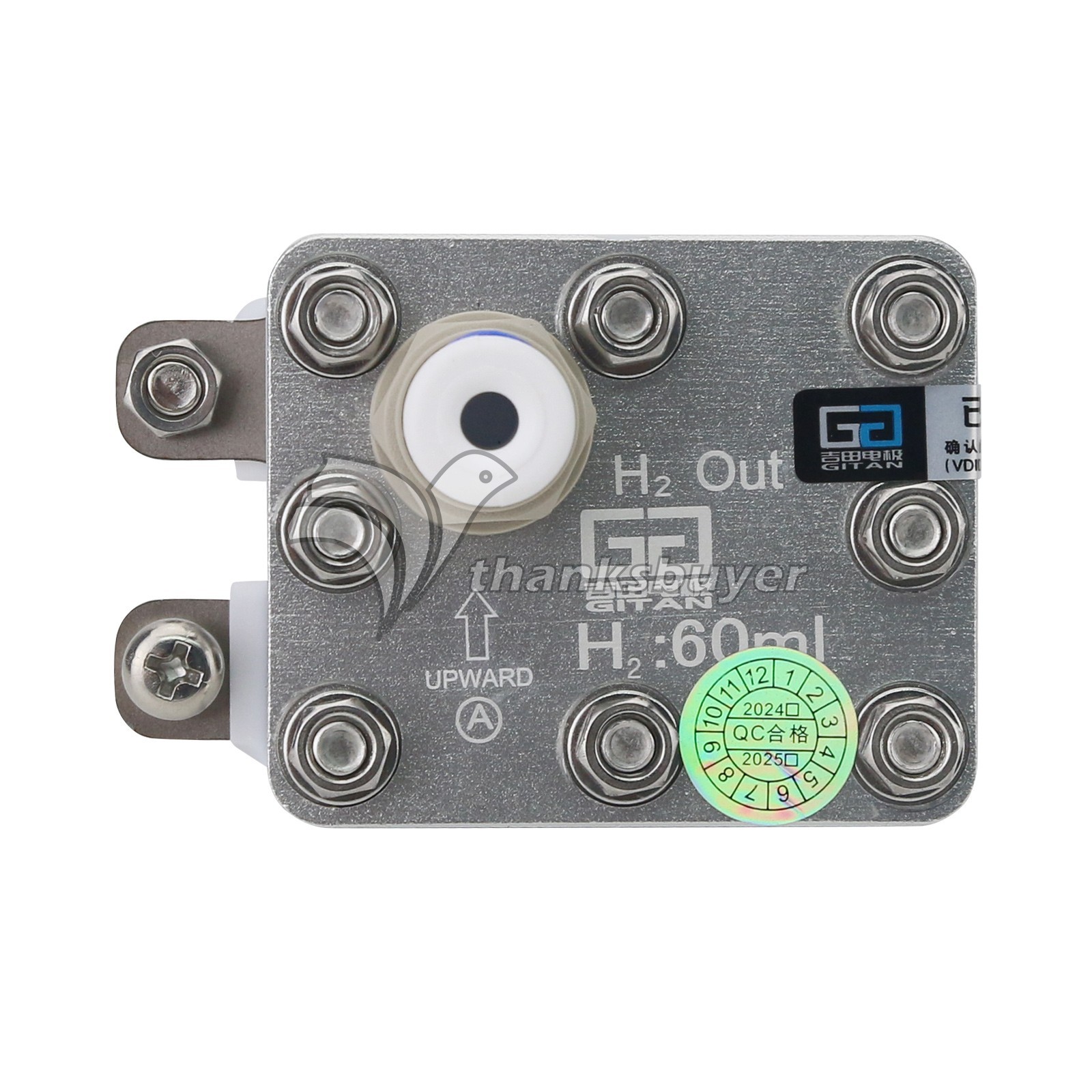 GT-A060 60ML Electrolytic Cell Module PEM Hydrogen Generator for Pure Water