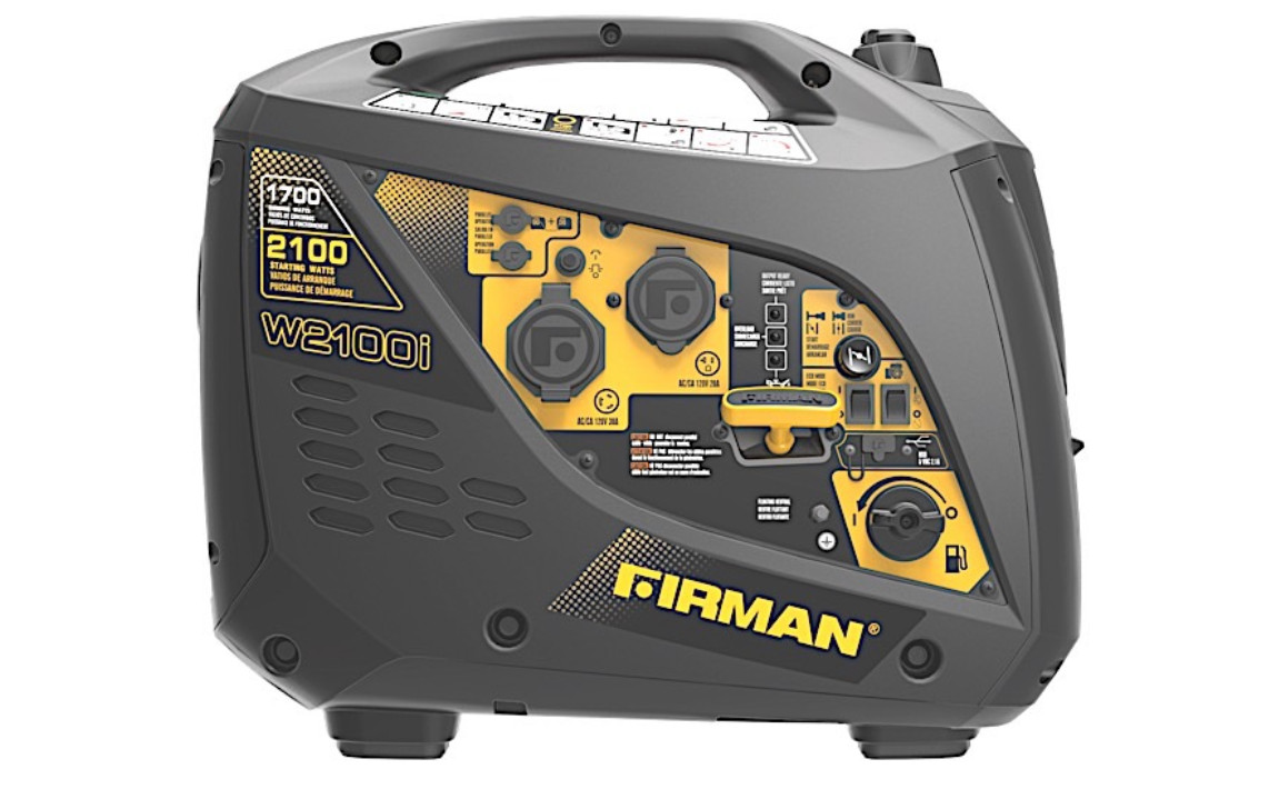Firman Inverter Generator – 2100W Peak / 1700W Running Gasoline | Recoil Start