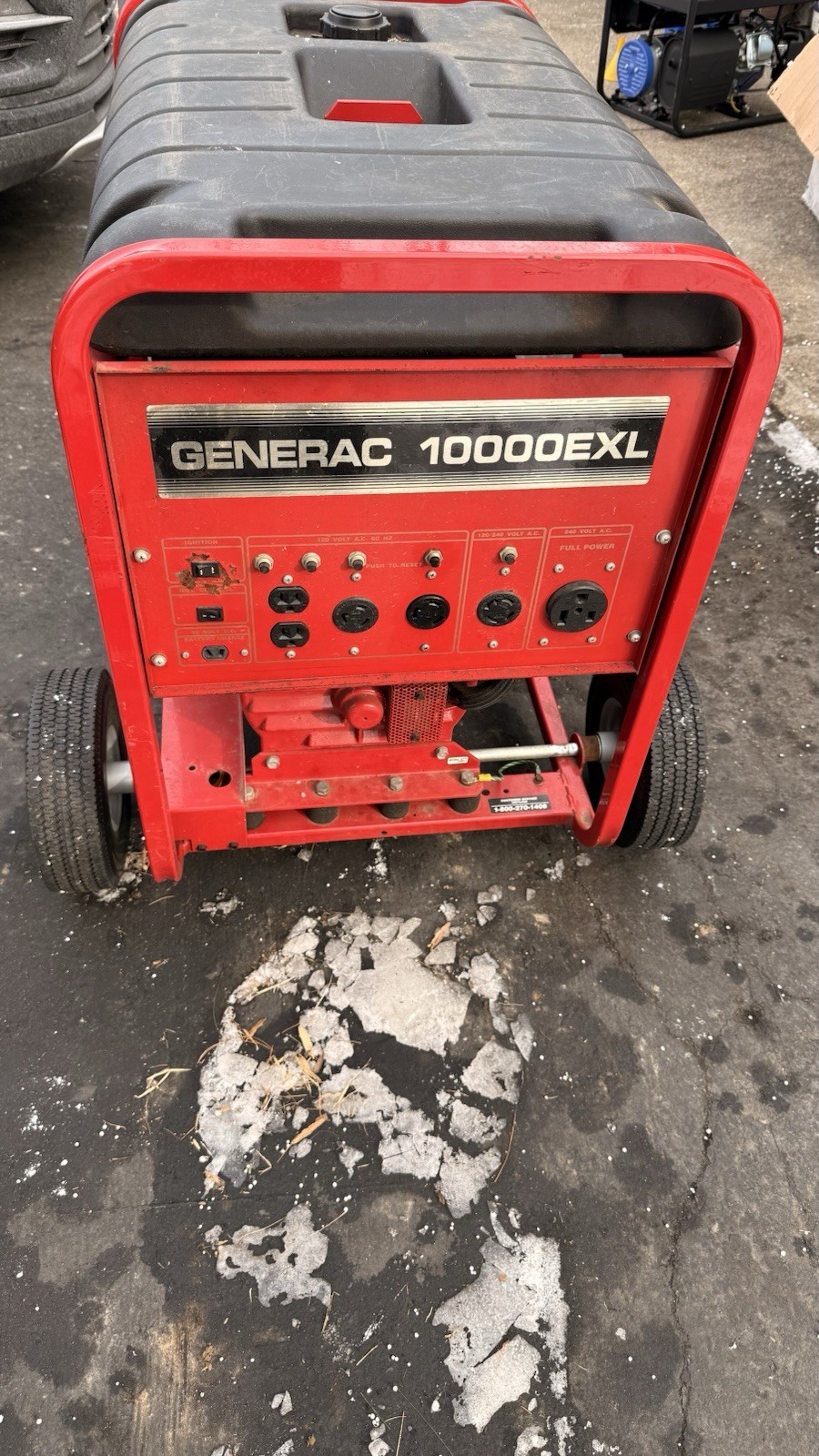 Generac 10,000 W Generator Gas