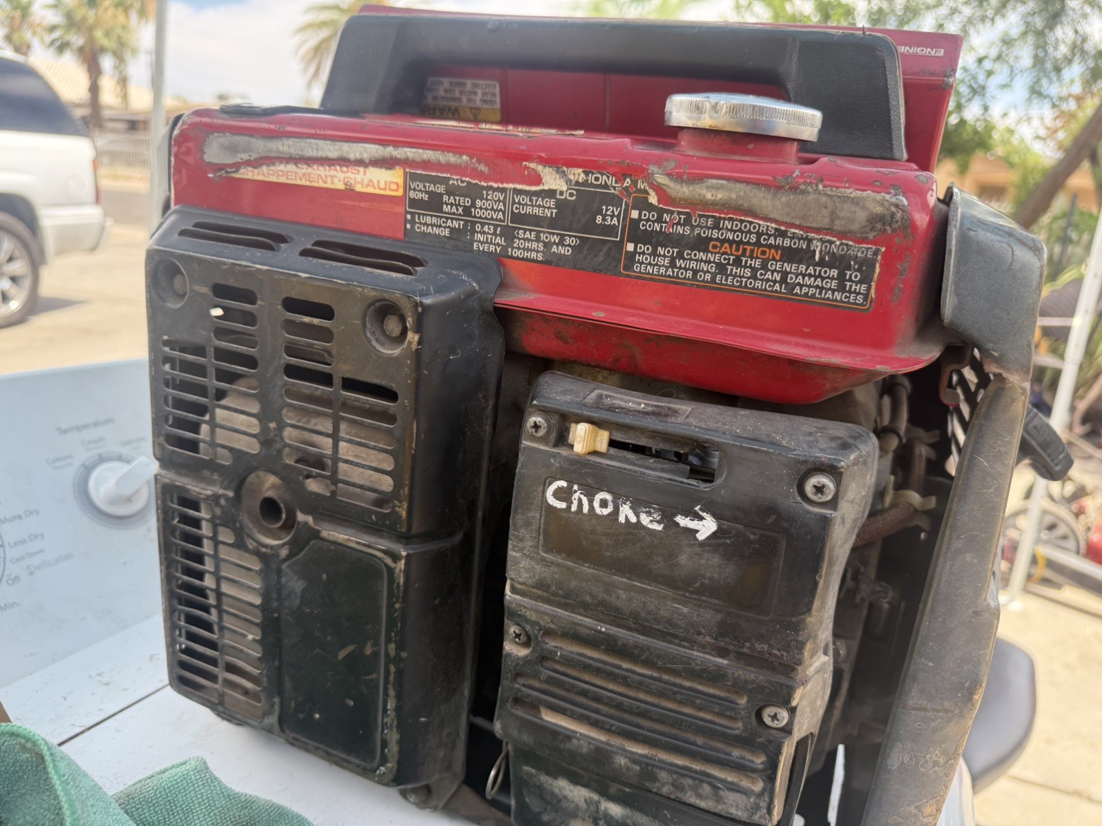 Honda EX1000 120V 8.3A 97cc 1000W Portable AC/DC Gas Powered Electric Generator