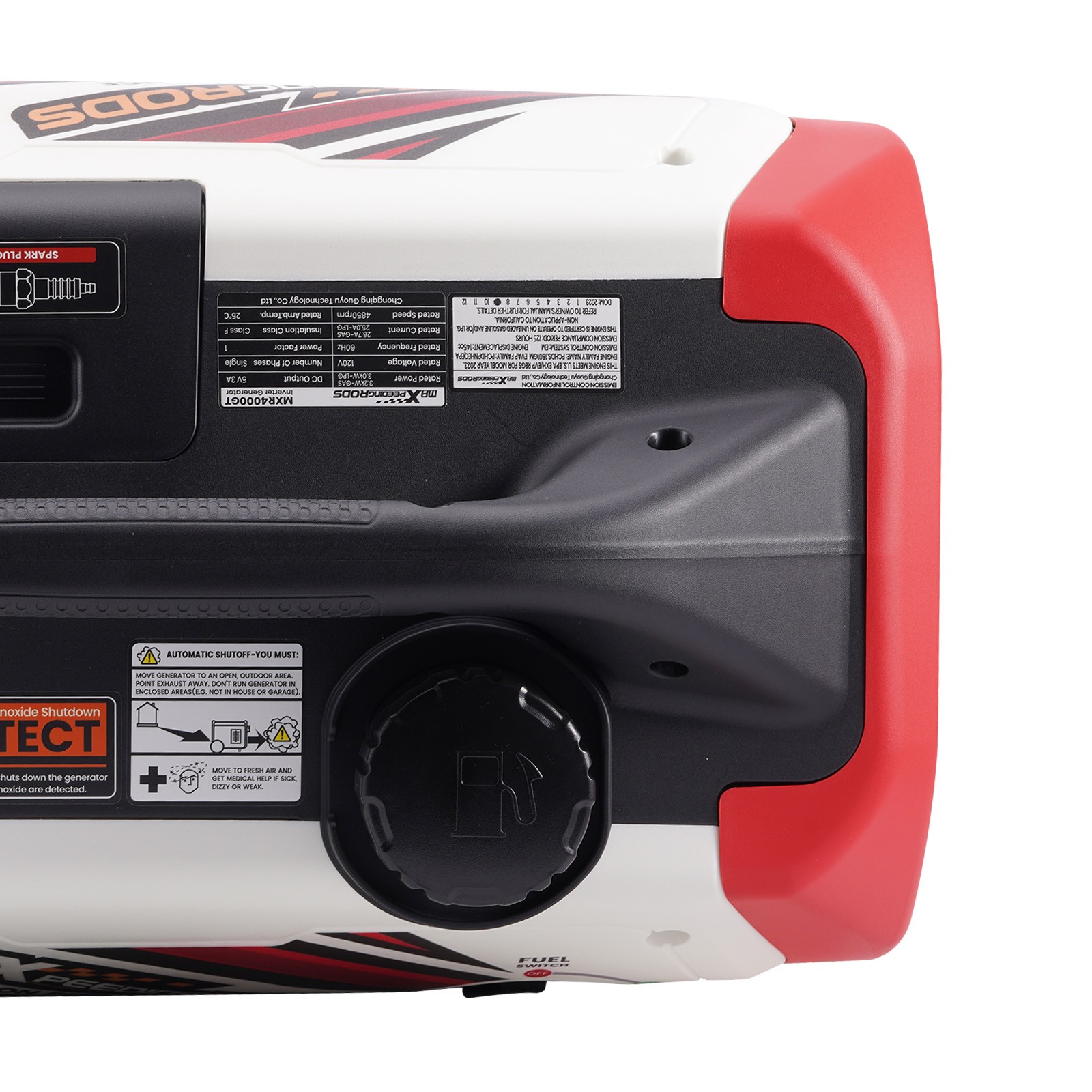 4KW LPG/Gasoline Inverter Generator Portable Quiet Electric Bluetooth Start