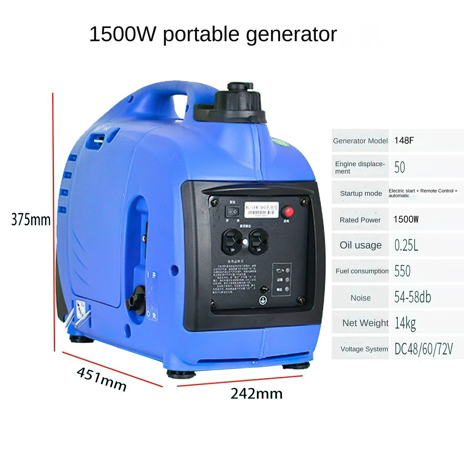 Automatic Battery Electric Vehicle Two-wheel Range Extender Portable Range