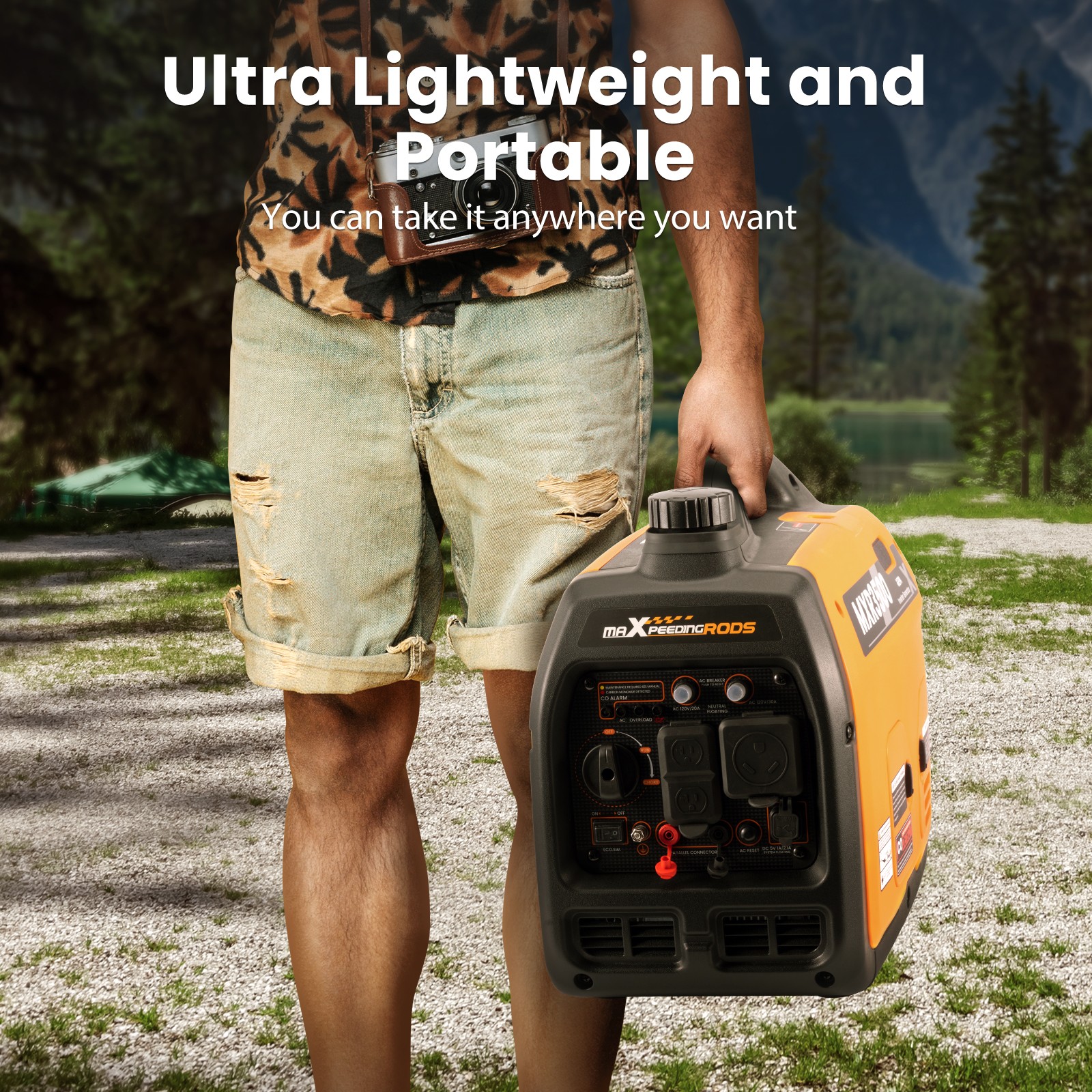 3.5KW Super Quiet Compact Portable Suitcase Inverter Generator Lightweight
