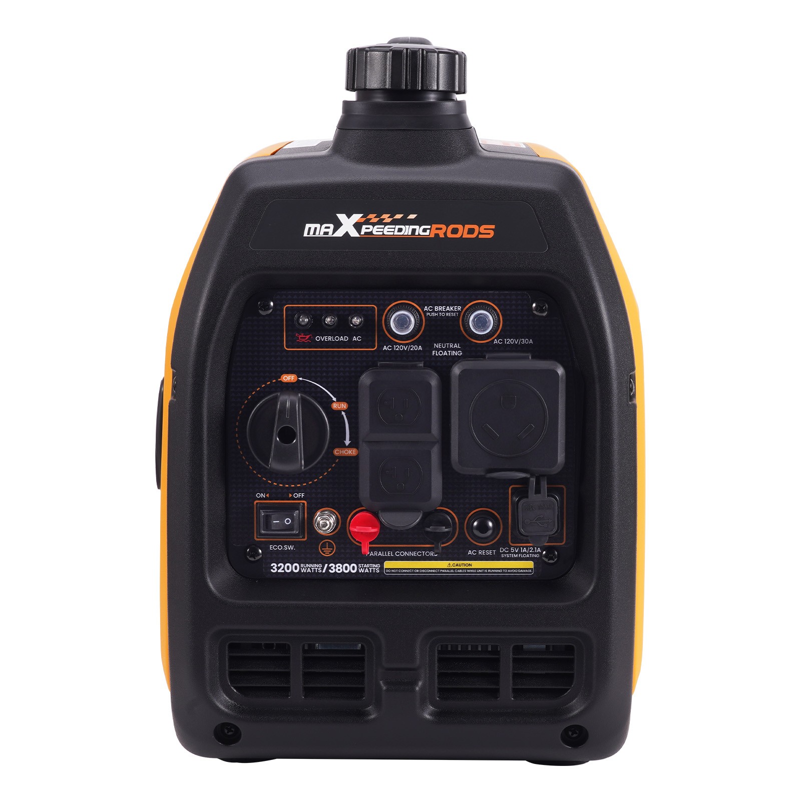 MXR3800 3800W Portable Inverter Generator Quiet 58dB Home Backup RV Camping