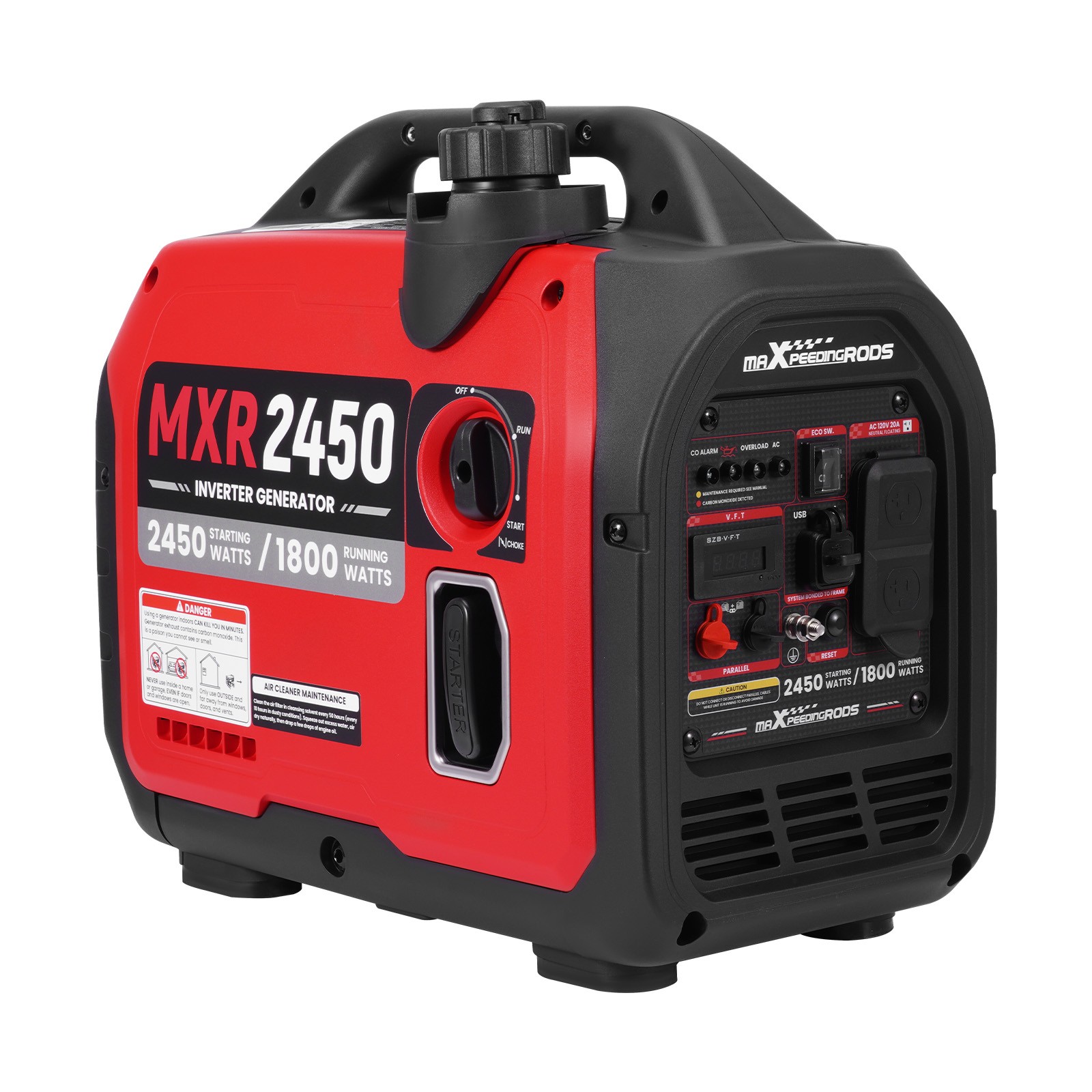 2.4KW Portable Generator 33lb – 58dB Low Noise for Outdoor Refurbished