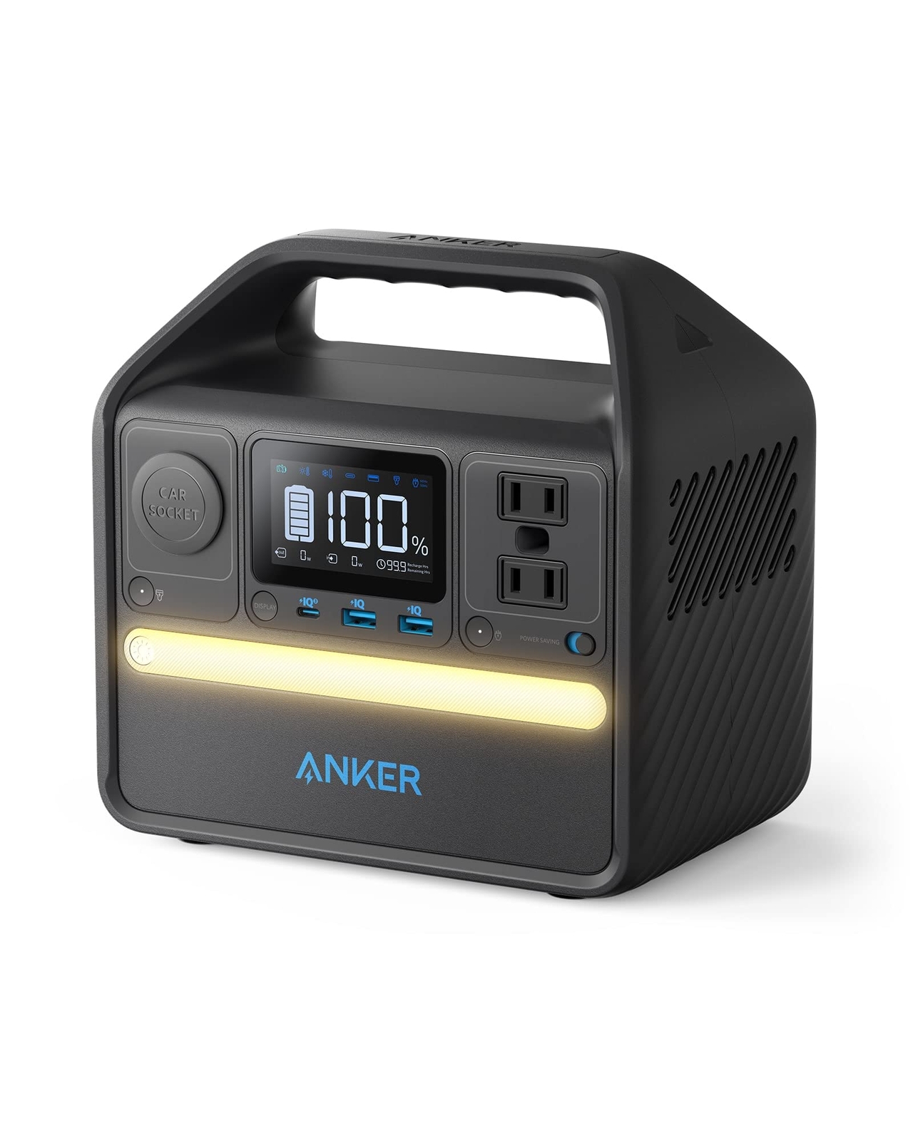 Anker 521 Portable Power Station Upgraded with LiFePO4 Battery 256Wh 6-Port