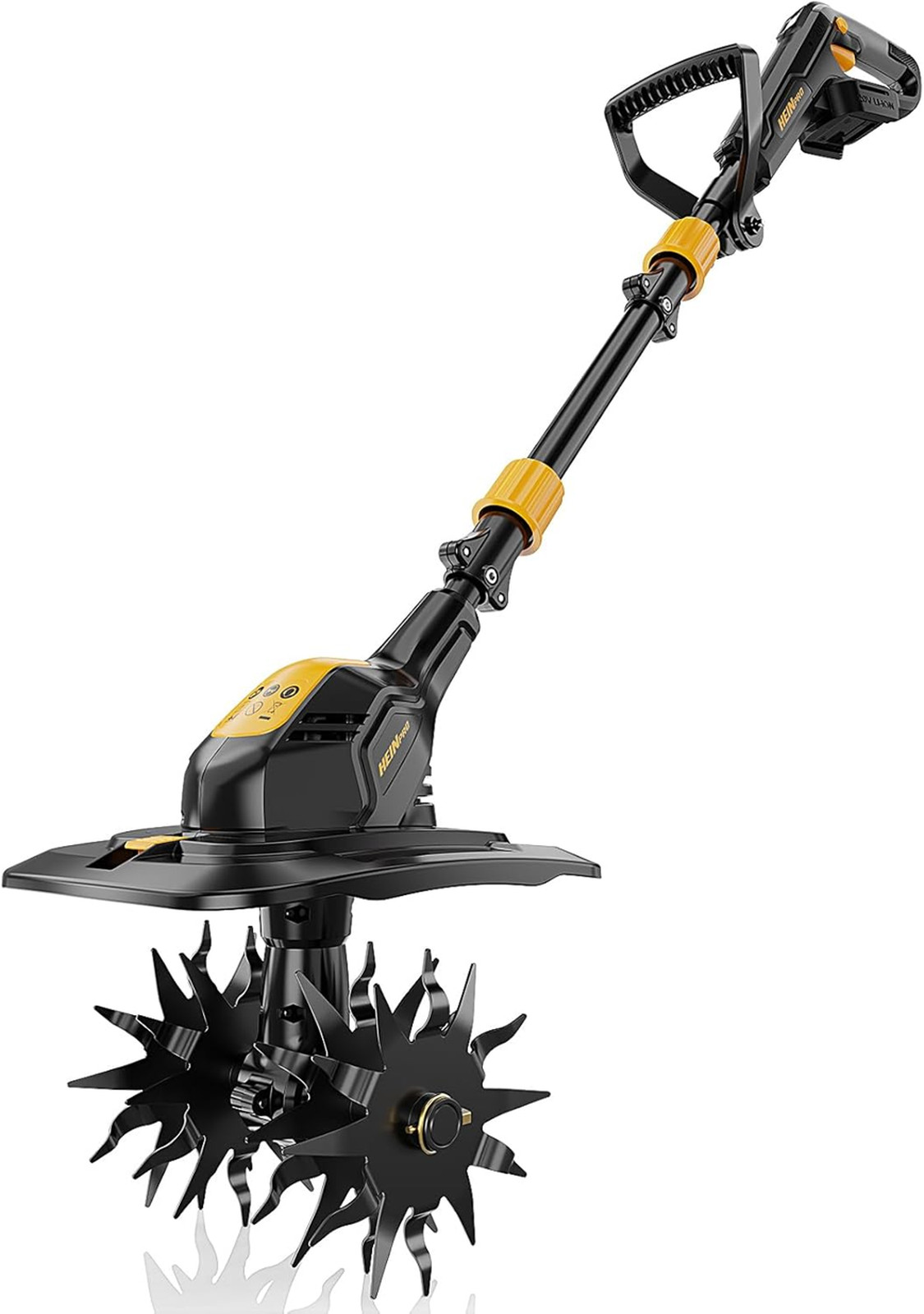 Cordless Garden Tiller Compatible with Dewalt 20V MAX Battery 9 Inch Width 7