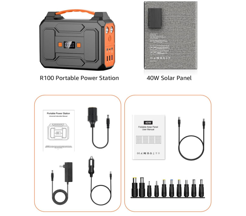 Generador solar alimentado por energía solar de 200 W pico/100 W nominales, esta