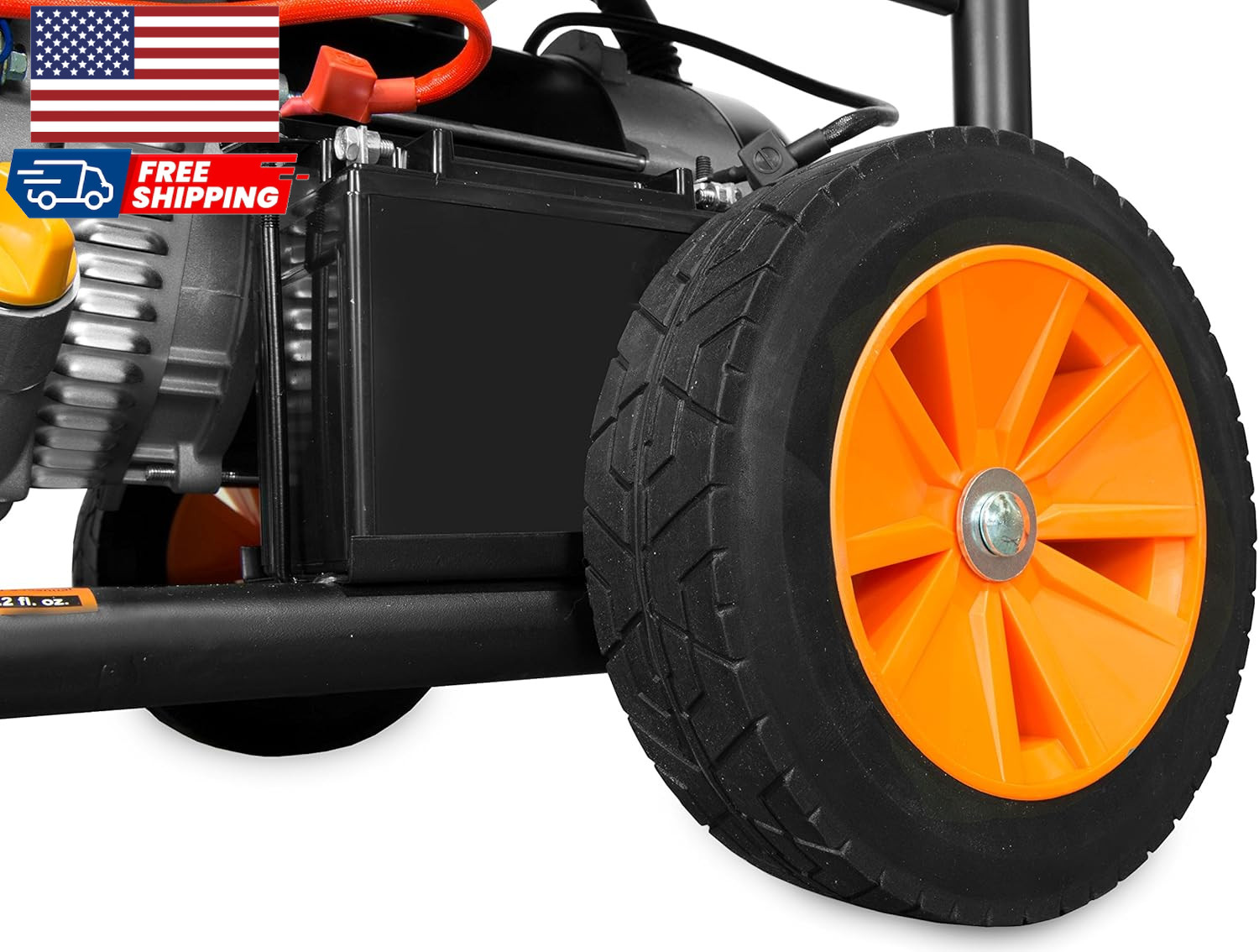 WEN 11,000-Watt 120V/240V Dual Fuel Portable Generator with Wheel Kit and Electr
