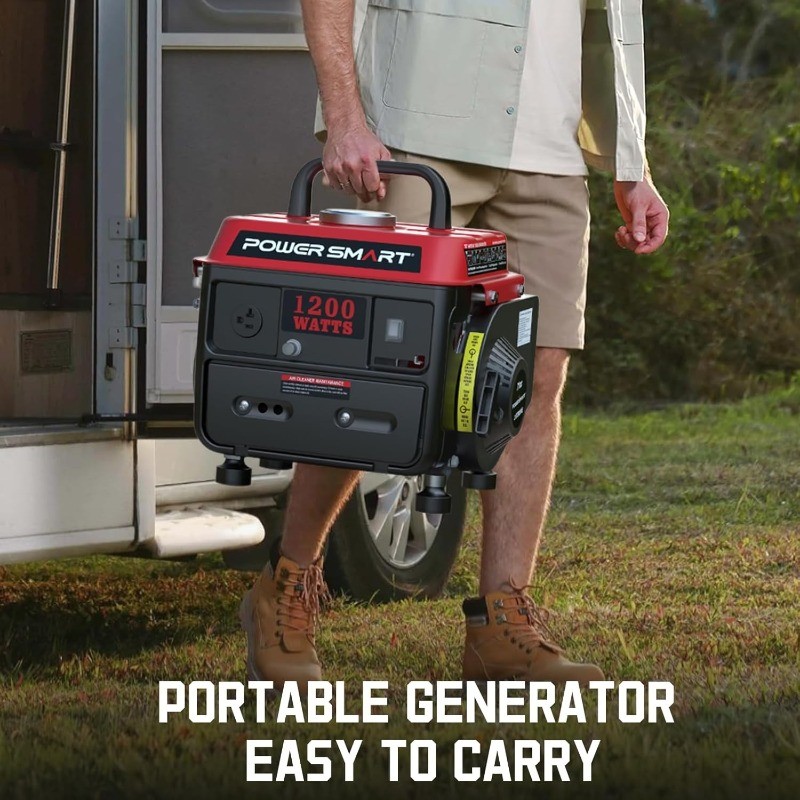 1200-Watt Portable Generator with Super Quiet Ultralight for Camping