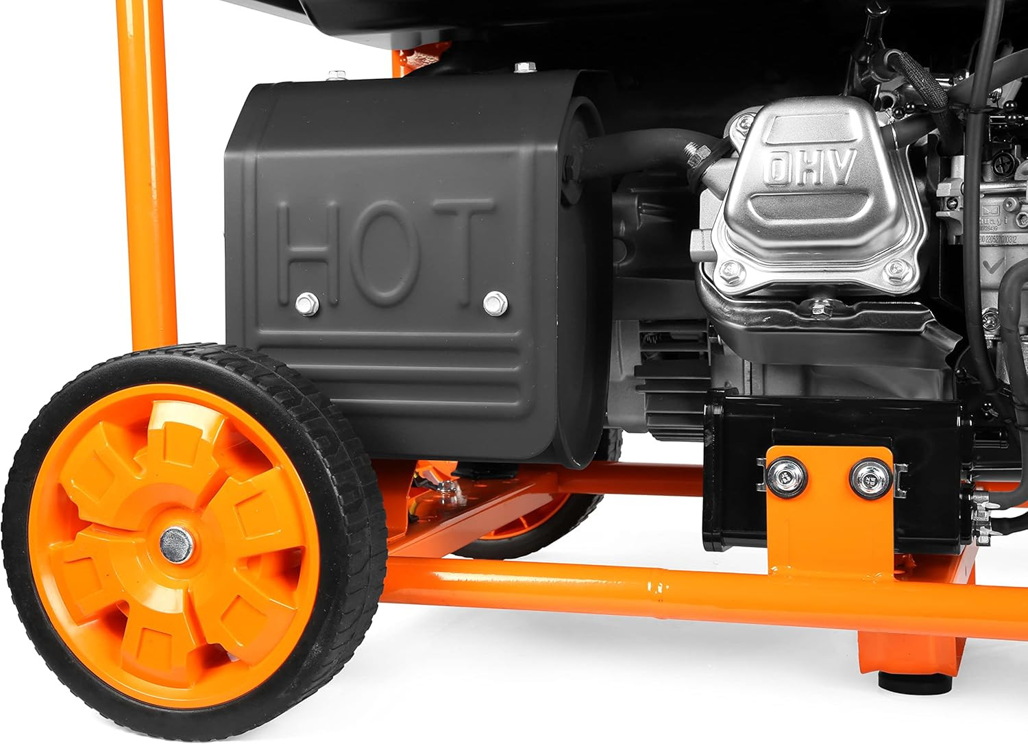 WEN DF430X 4375-Watt Dual Fuel Portable Generator with Wheel Kit and CO Shutdown