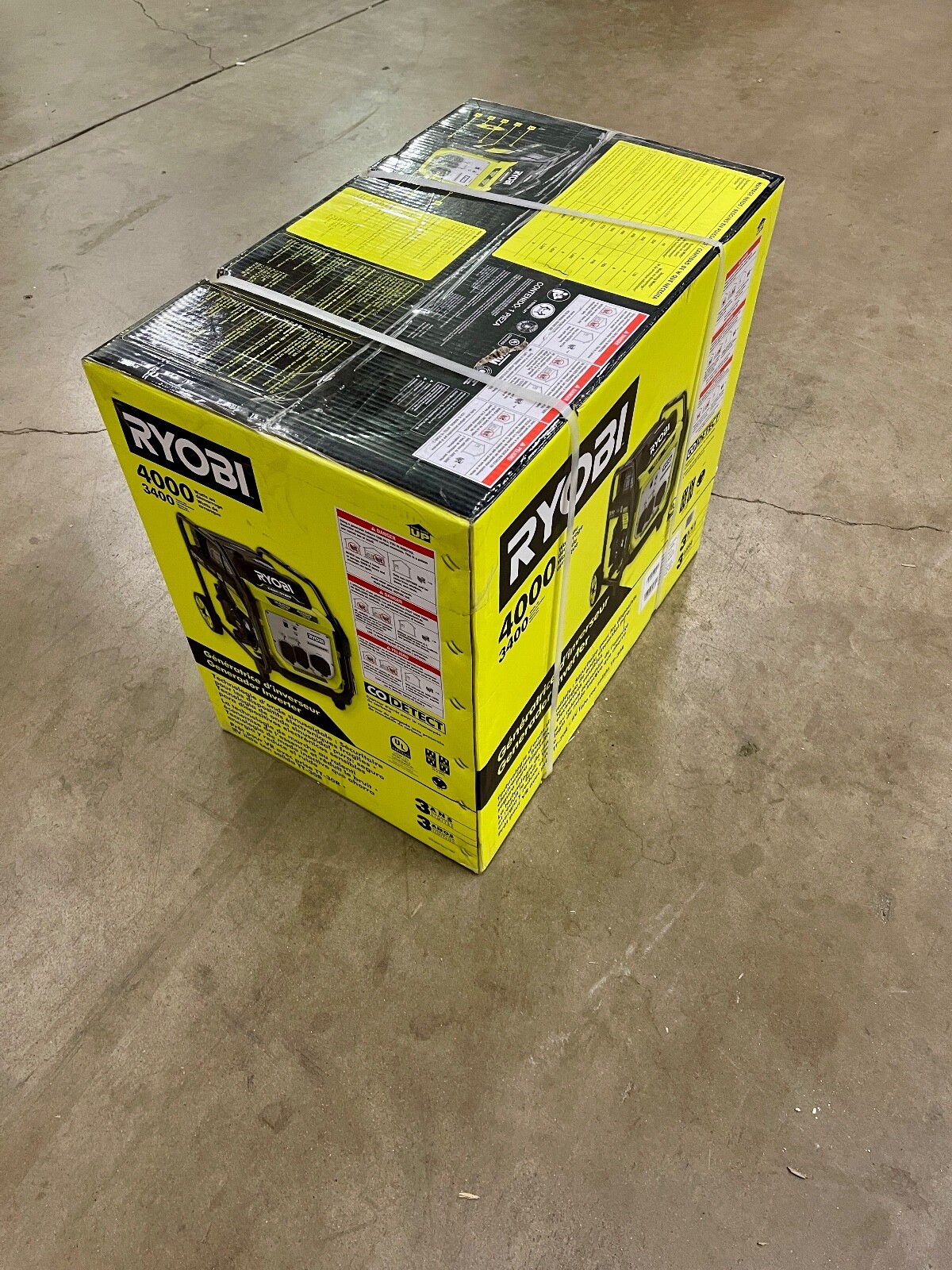 RYOBI 4000-Watt Gasoline Powered Digital Inverter Generator with CO Shutdown