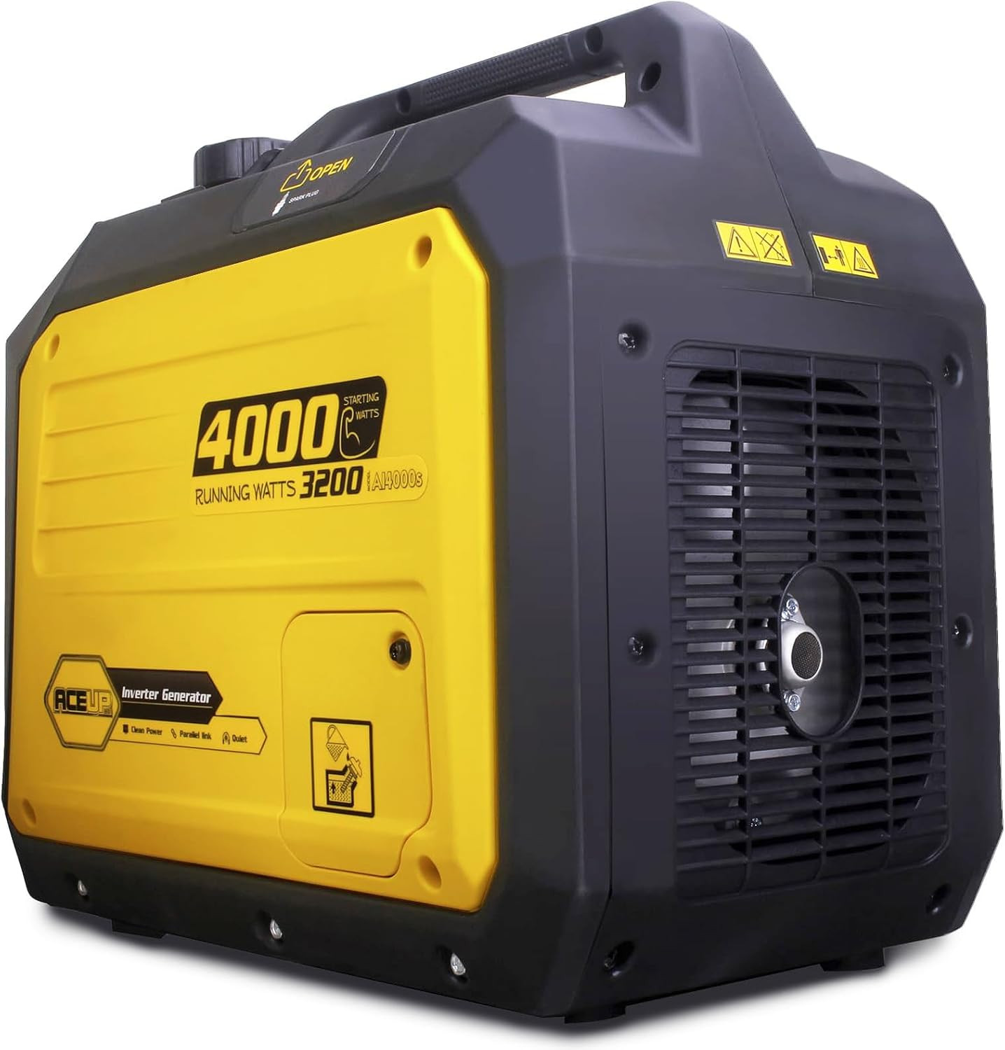 4000 Watt Inverter Generator Portable 149Cc, Gas Powered Generator Quiet for Hom