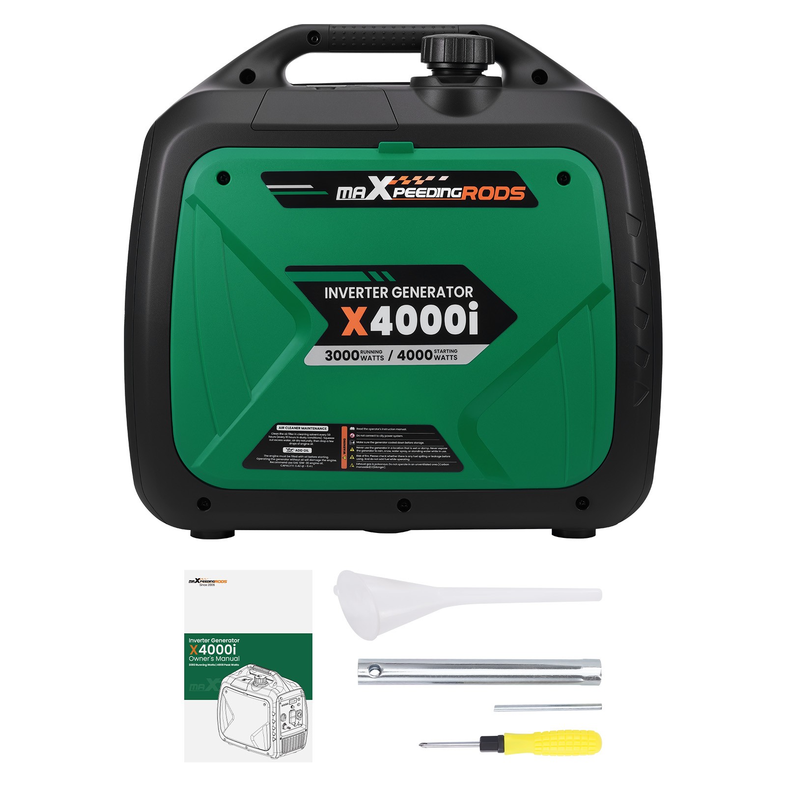 Quiet Inverter Generator 4000W Portable 24kg Gas Powered Quiet 60 dB
