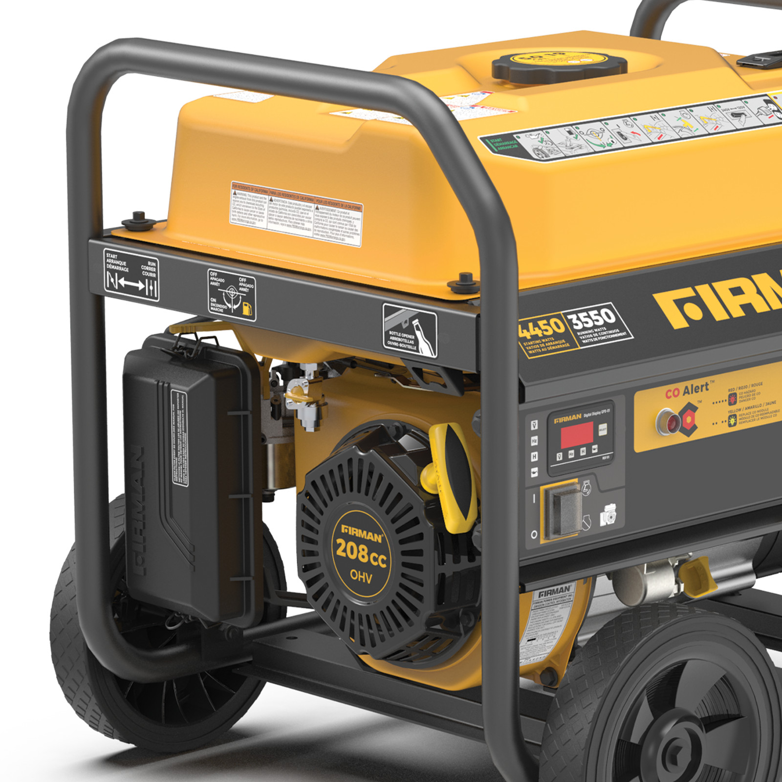 FIRMAN P03504F Refurbished 4450W Gas Portable Generator With CO Alert