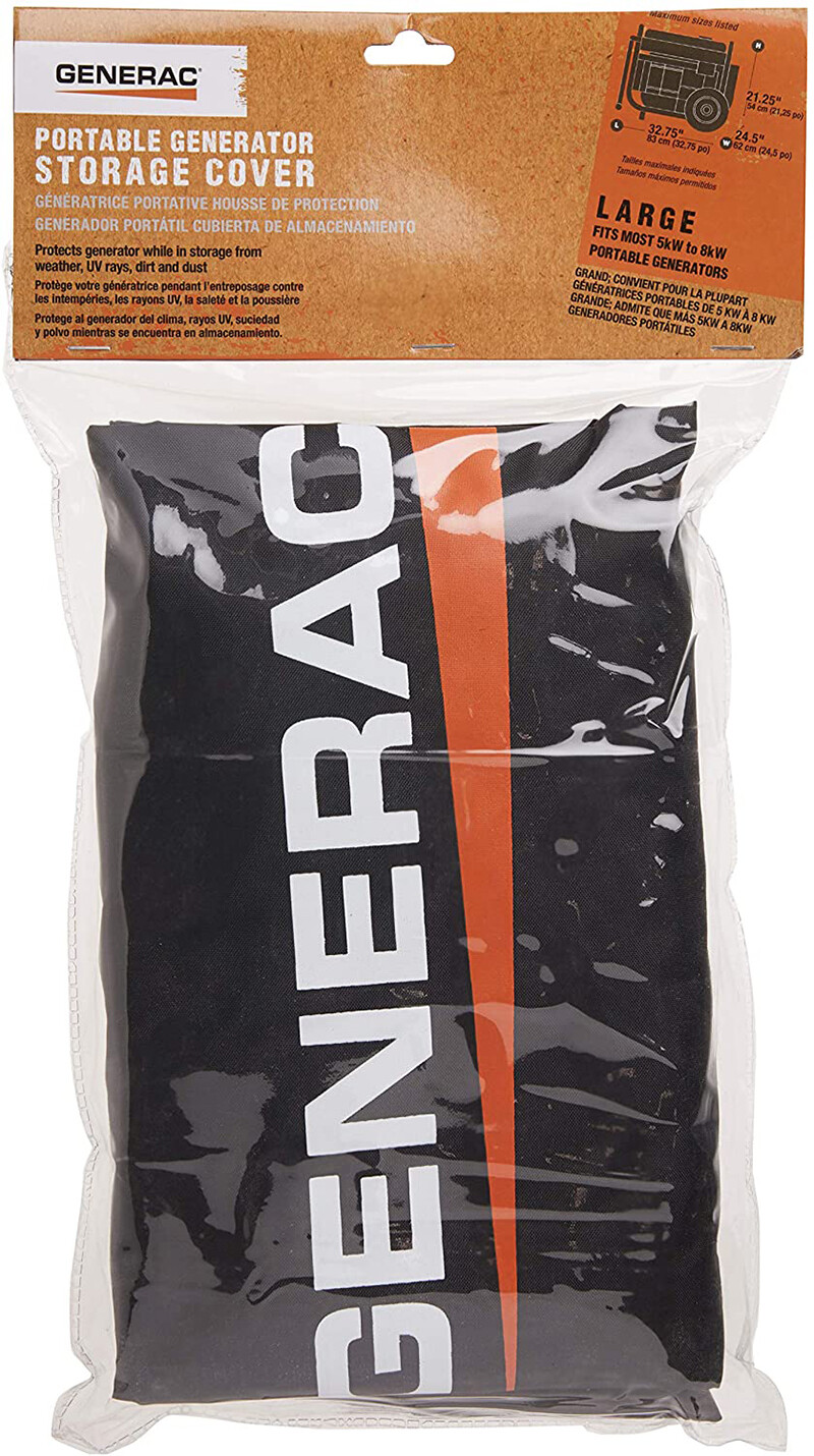 5-8 kW Generator Storage Cover For Generac 7500 XT8500EFI GP5500 XG8000E XT8000E