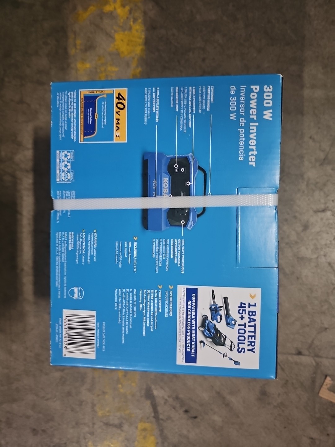 Kobalt Gen4 300-Watt Portable Power Station