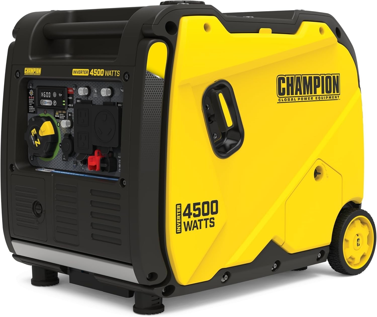 Champion 4,500-W Super Quiet Portable RV Ready Gas Inverter Generator, CO Sensor