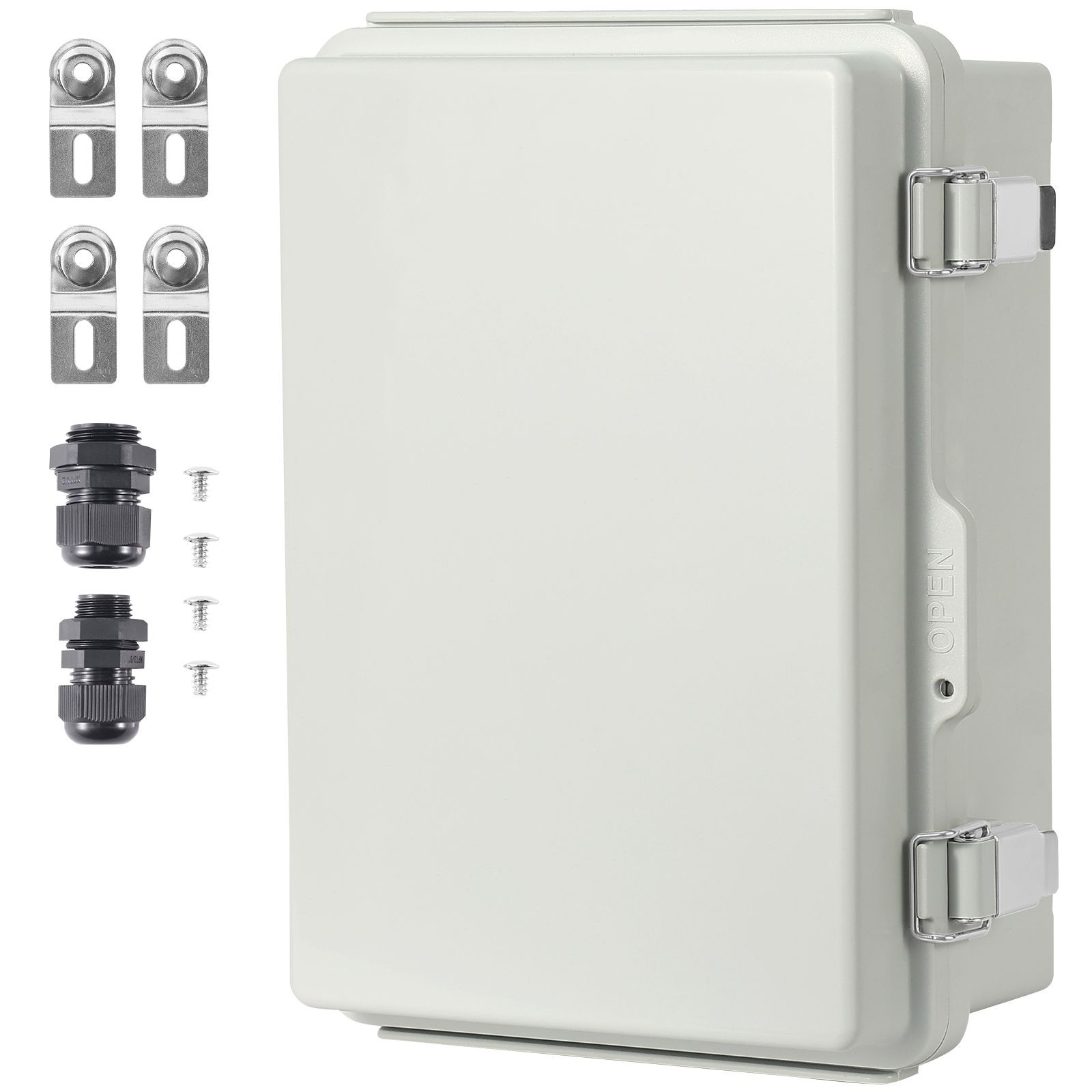 Outdoor Electrical Junction Box, 16.93 x 12.99 x 7.09 in, ABS Plastic Electrical