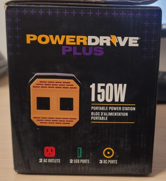 PowerDrive PS150 150 Watt Portable Power Station (USED)