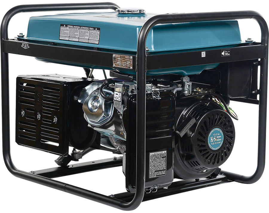 KS7000E-1/3 Generator VTS Gasoline AVR Emergency Power Supply 5.5KW 400V