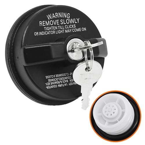 LOCKING Gas Cap Fuel Tank W/THREADED 10504 for FORD F150 F250 F250 F350 F450 V8