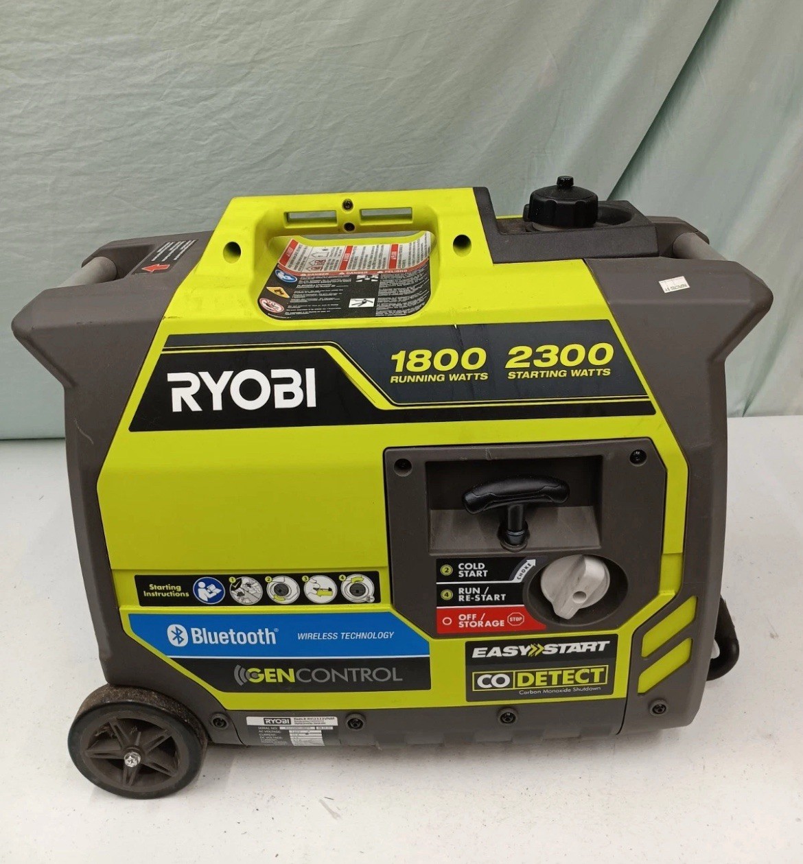 ✅Ryobi RYi2322VNM 2300W Recoil Start Bluetooth Gasoline Generator