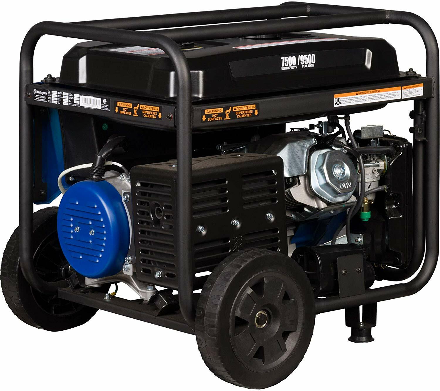 Westinghouse 9,500-W Portable RV Ready Gas Powered Generator with Remote Start
