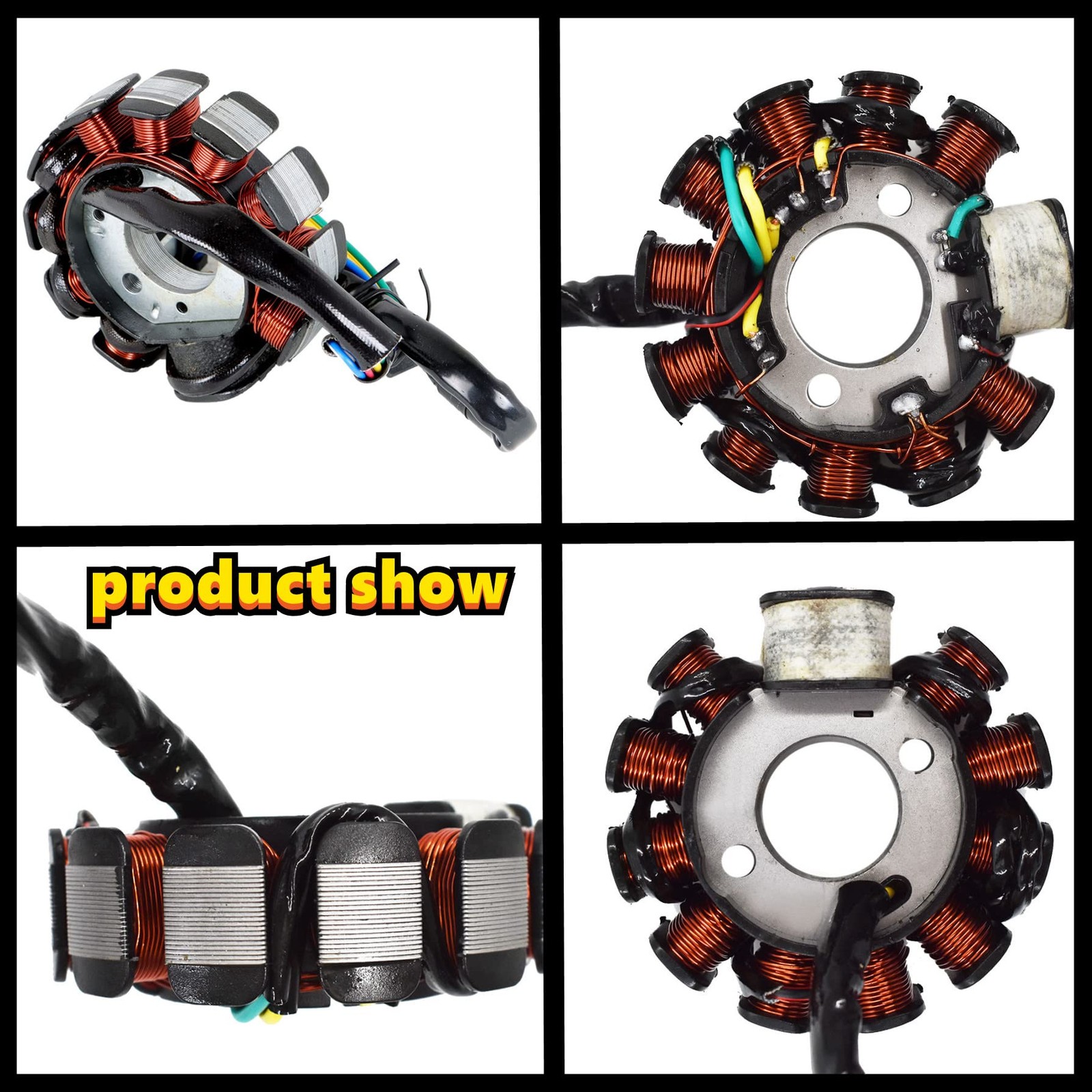 GXYWADY 11 Pole Coil Ignition Stator Magneto Replacement for GY6 150cc Scooter E