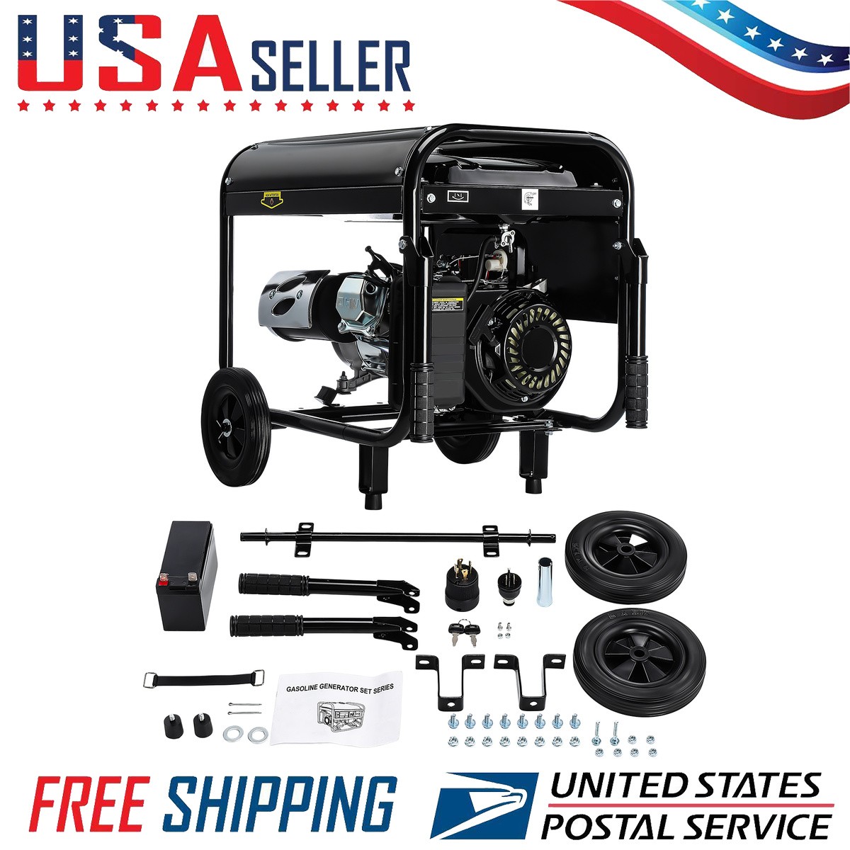 3.5KW 4 Stroke Portable Quiet Inverter Portable 110V/220V Gasoline Generator
