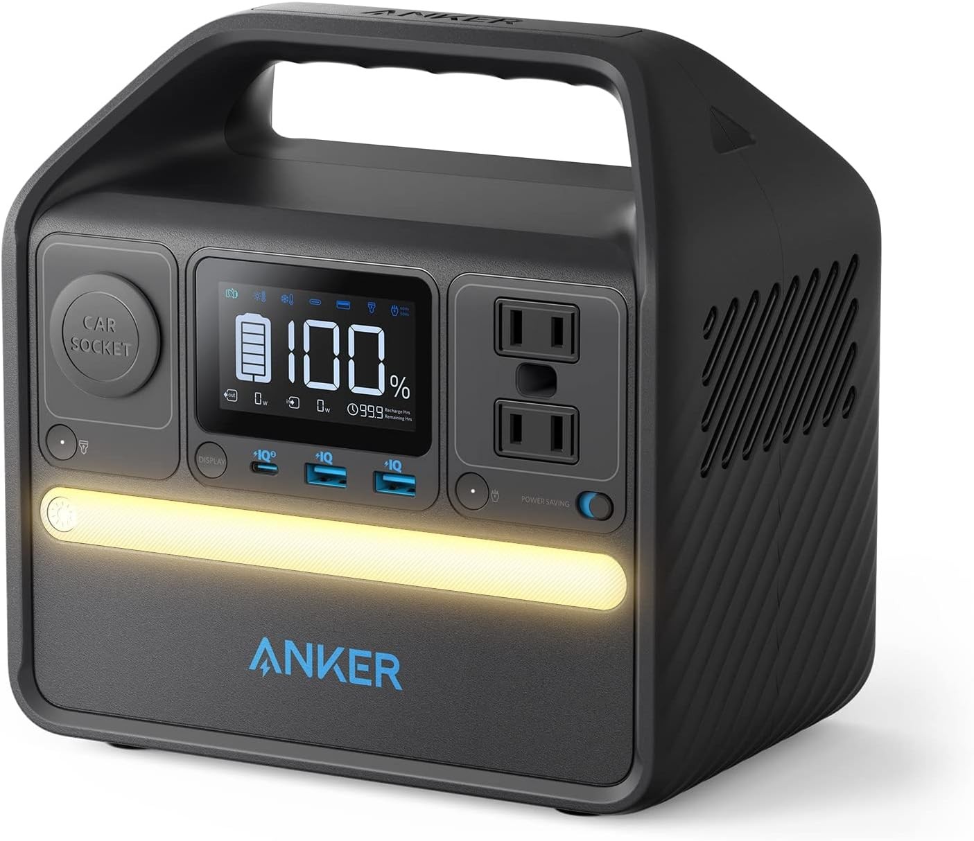 521 Portable Power Station Upgraded with LiFePO4 Battery,256Wh 6-Port PowerHouse