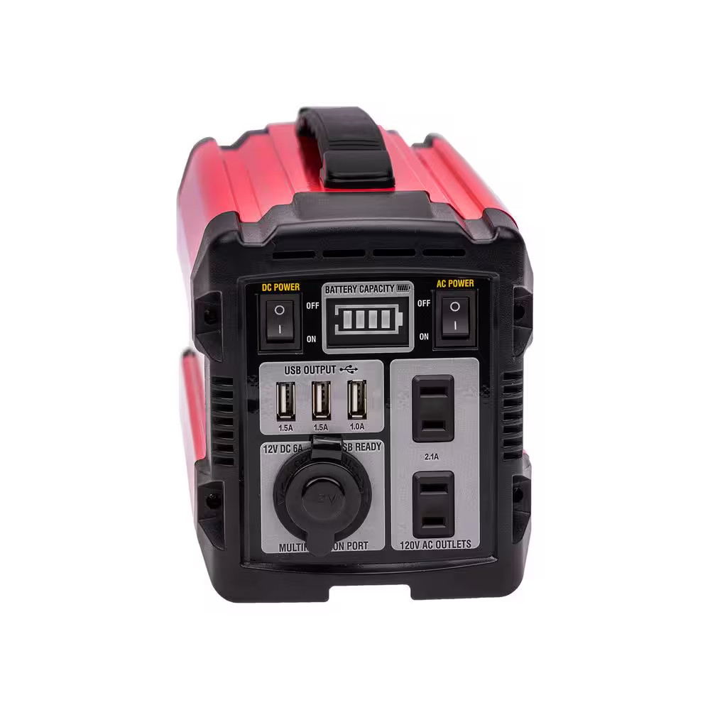 300-Watt Lithium-Ion Manual Start Battery Powered Inverter Generator