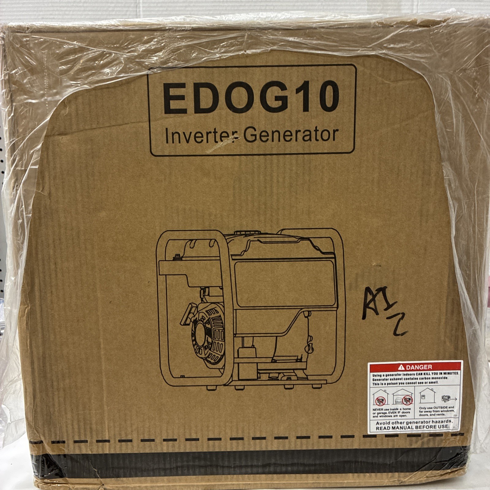 Gas Inverter Generator Portable Open Frame ECO Mode RV Emergency Backup